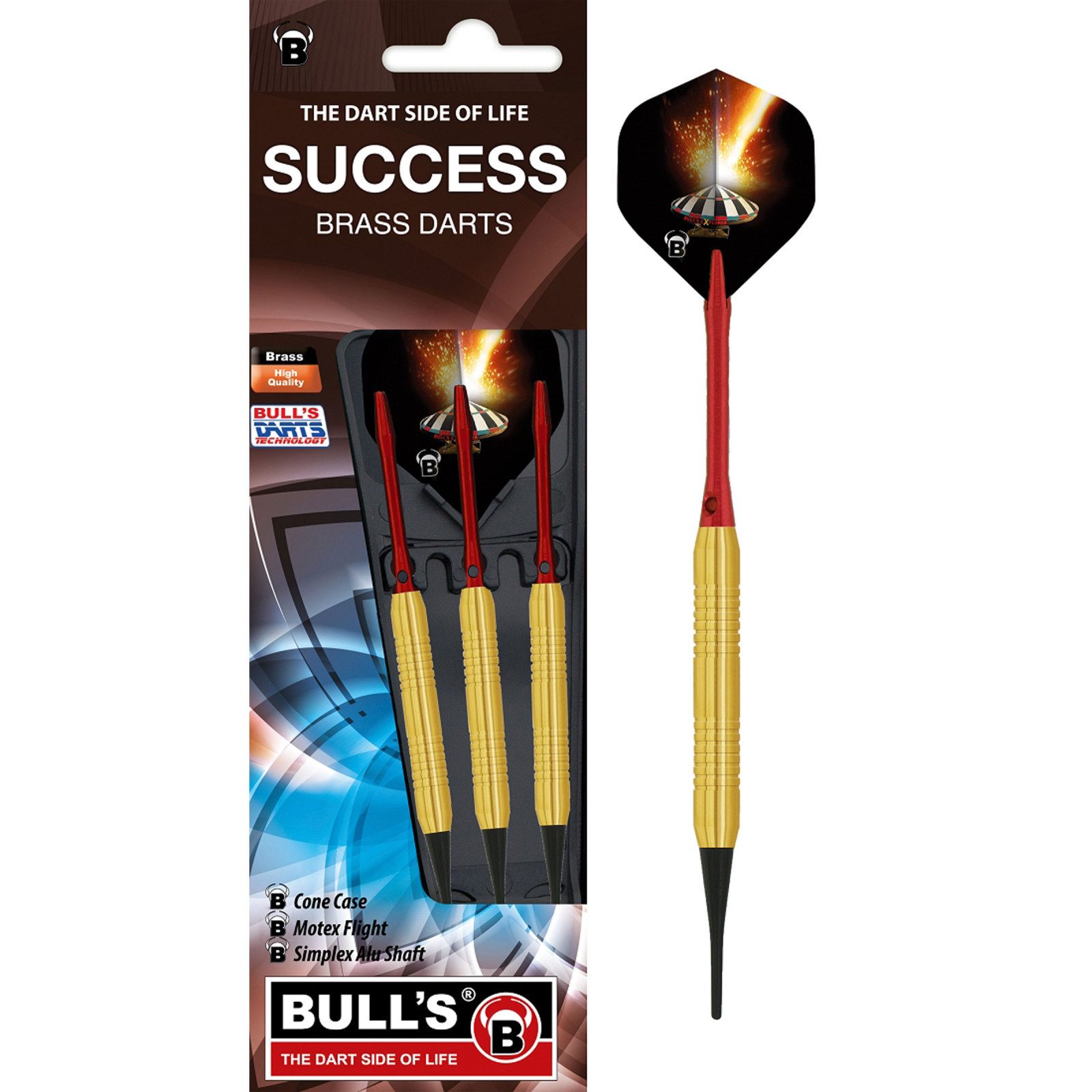 BULL'S Softdarts Bull´s Softdart, Success, messing, 18g. Gold