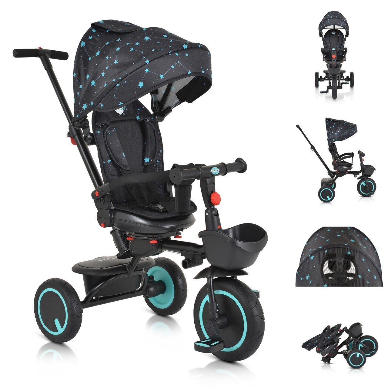 Byox Dreirad Dreirad Tricycle Orion faltbar, günstig online kaufen