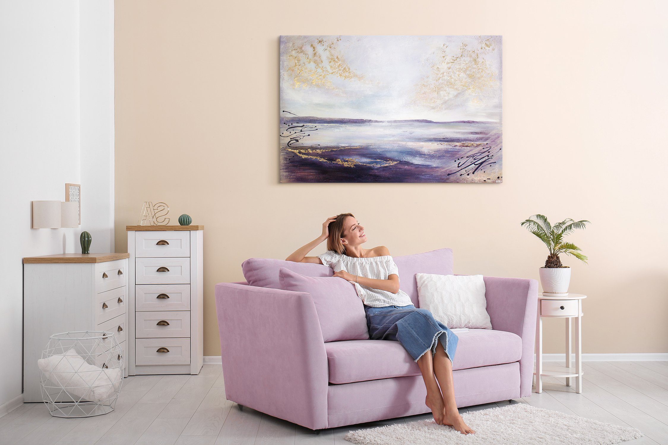 Strand-Leinwandkunst „Küstenstühle“ – 101,6 X 76,2 Cm, Gerahmt, Meereslandschaft-Gemälde