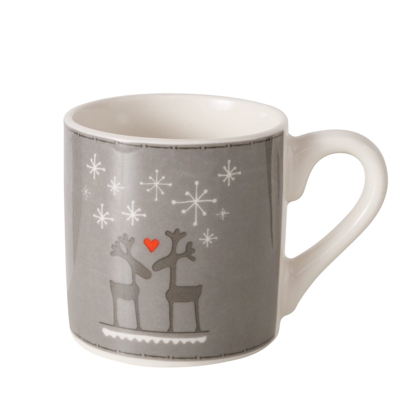 BOLTZE GRUPPE GmbH Becher Espressotasse mit Rentier LOVELIES, Keramik, Espressotasse