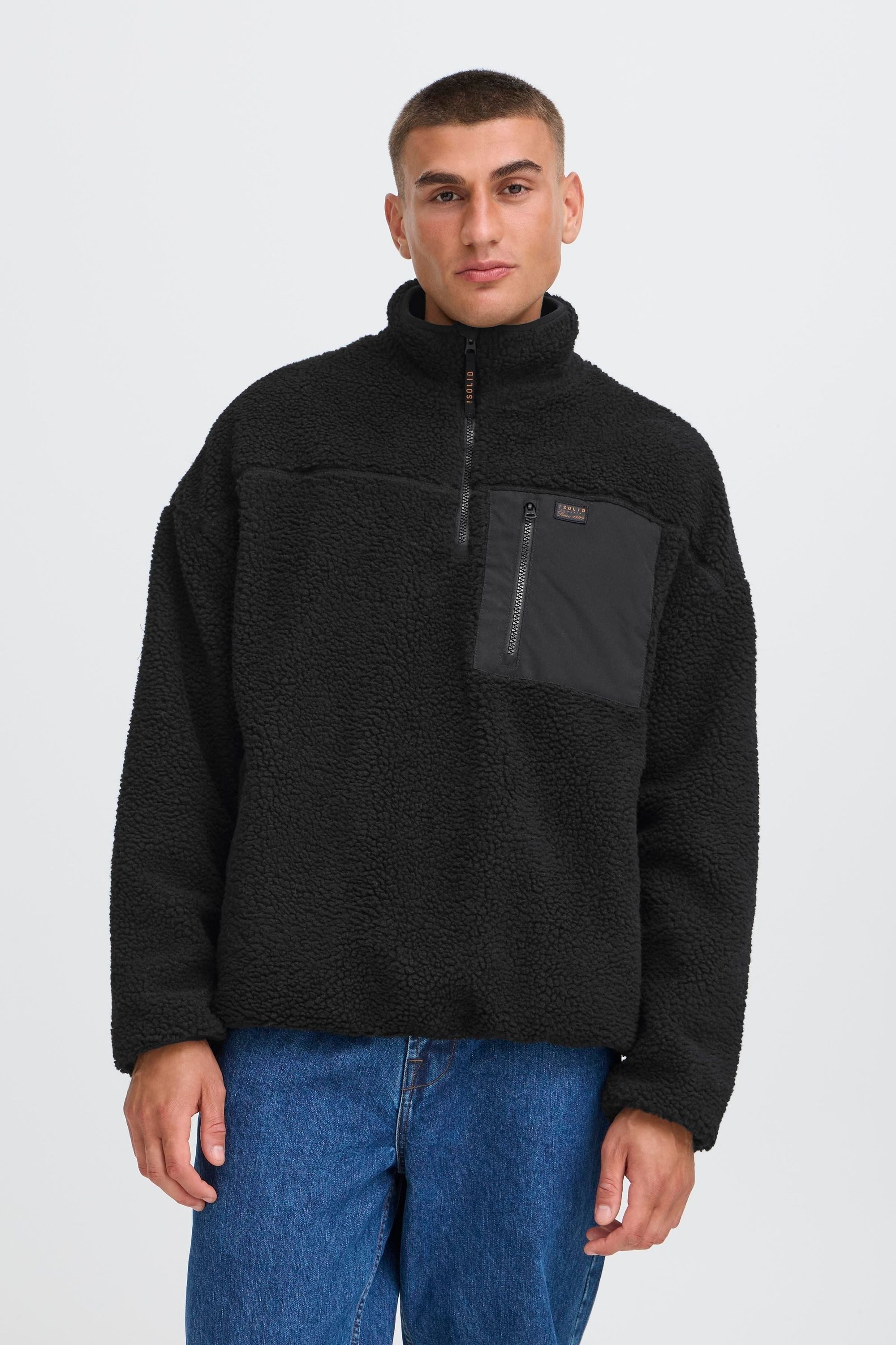 !Solid Plüschjacke SDMcwain Gemütliche Plüschjacke mit Brusttasche günstig online kaufen