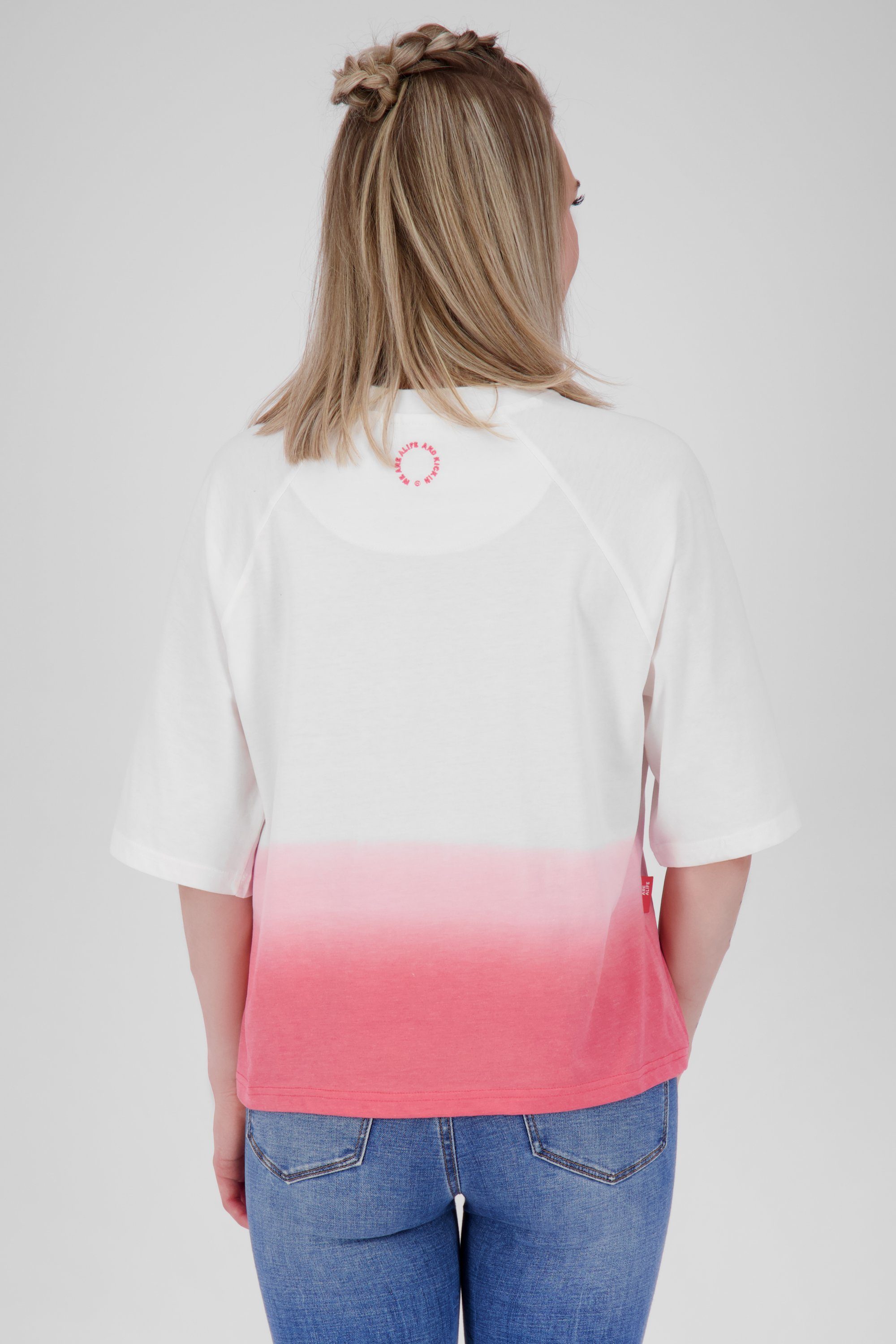 Alife & Kickin Rundhalsshirt RubyAK Shirt flamingo B Damen Shirt