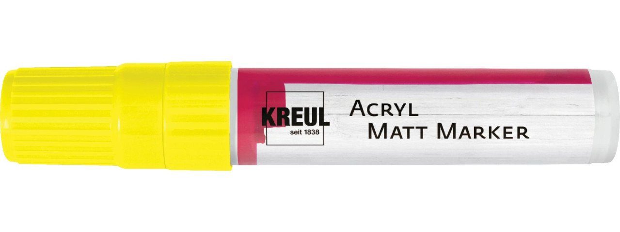 Kreul Acrylfarbe Kreul Acryl Matt Marker XXL gelb