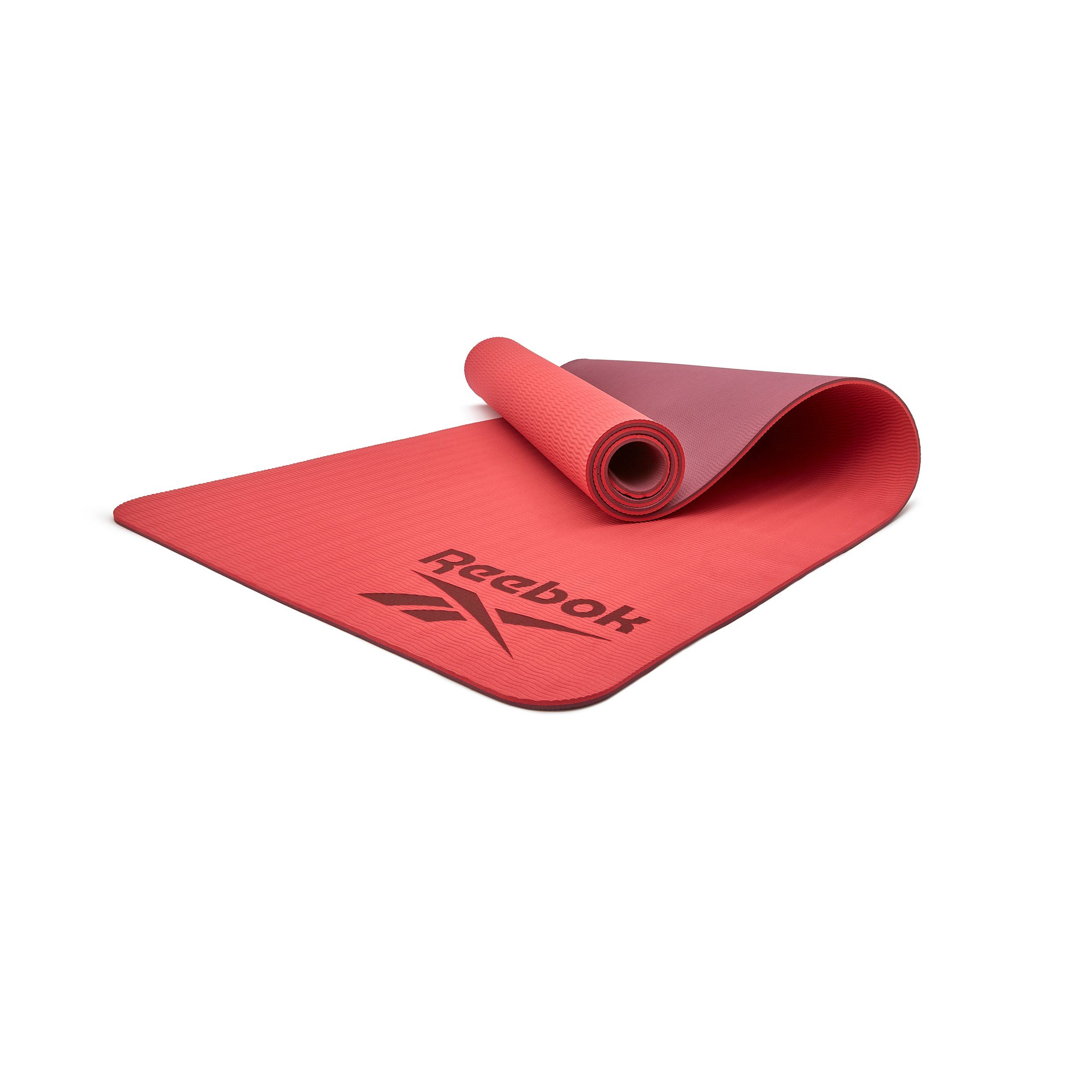 Reebok Yogamatte Yogamatte, 6mm, doppelseitig, Rutschfeste Oberfläche und je Seite unterschiedliche Цвета(ов)