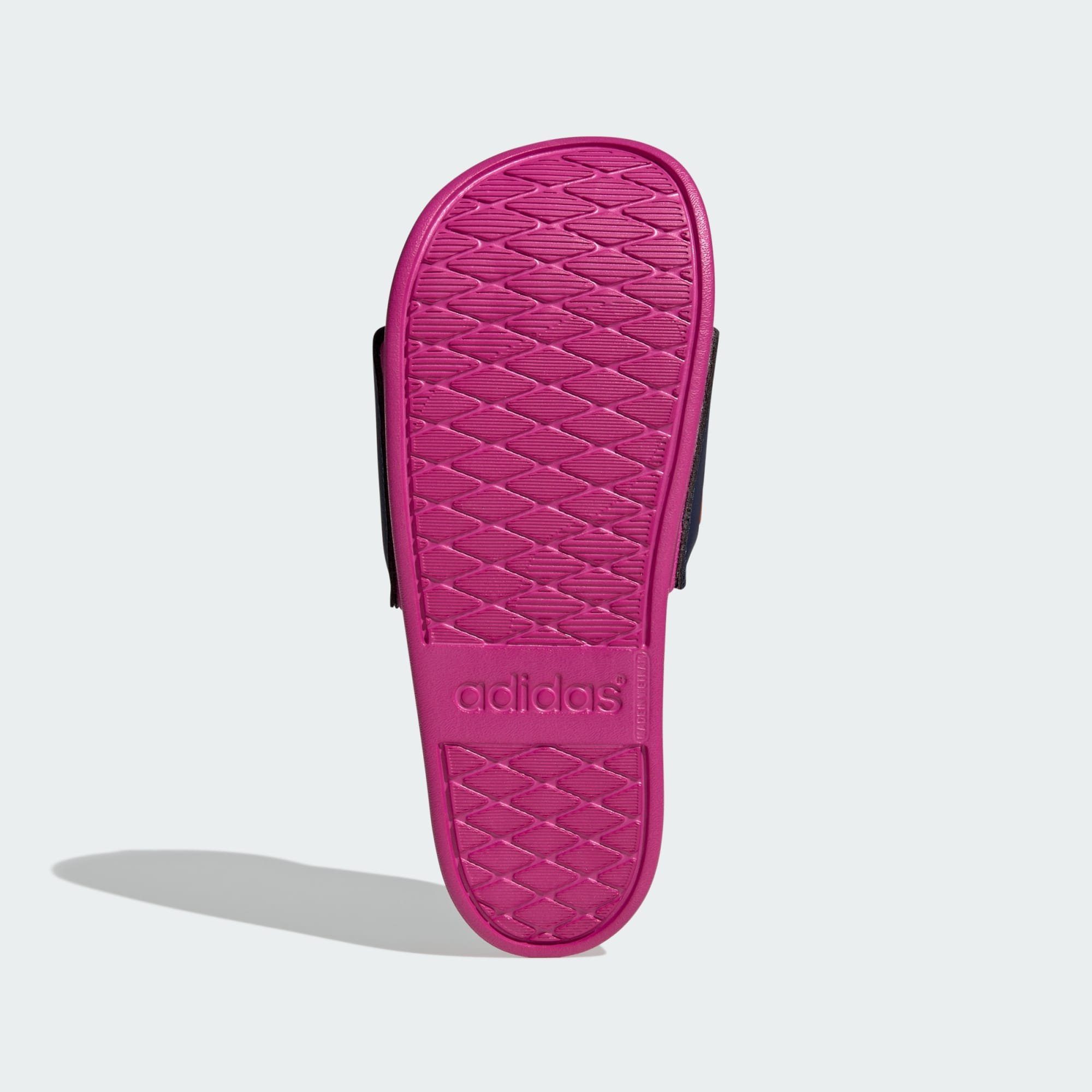 adidas Sportswear ADILETTE COMFORT Blue Semi Red Night Indigo SANDALE / Solar Royal / Badesandale