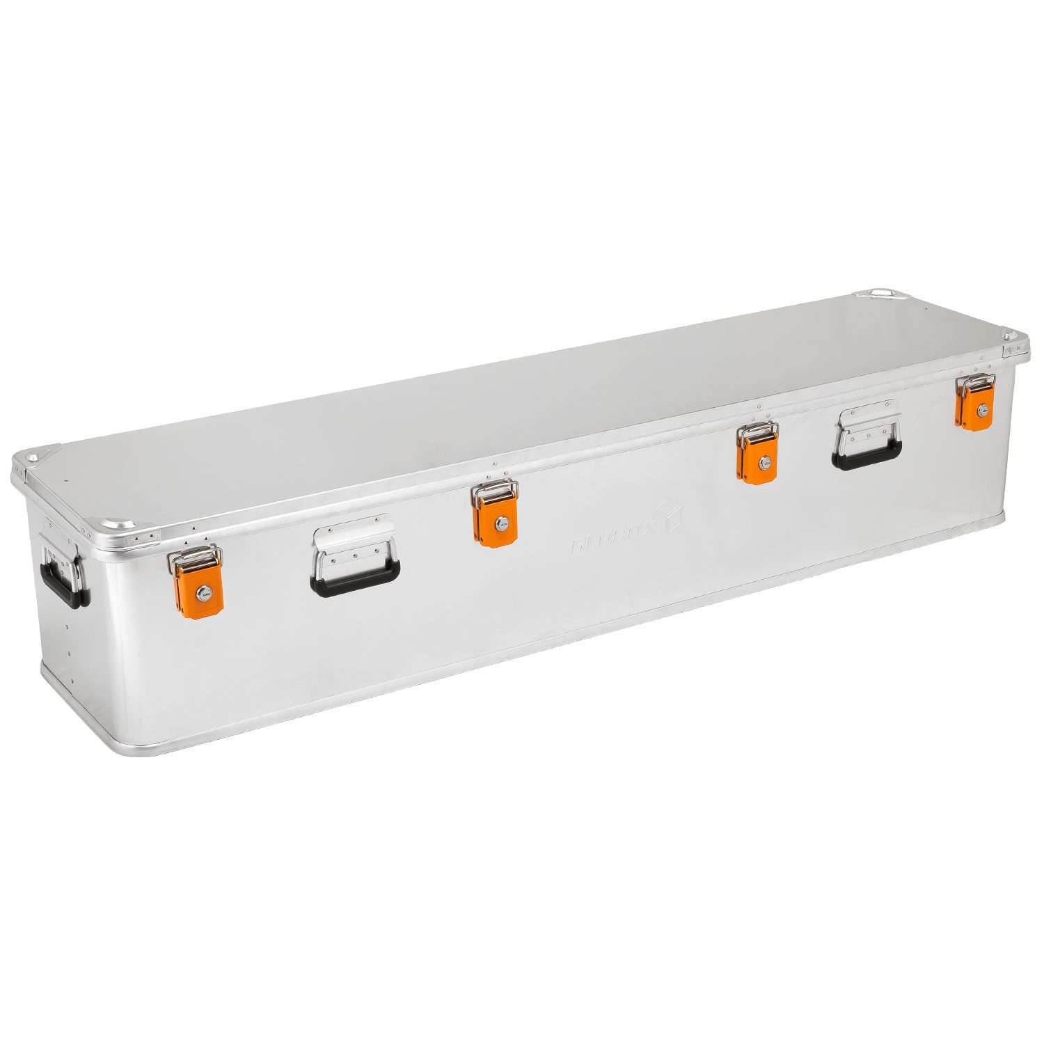 ALUBOX Aufbewahrungsbox Dachbox outdoor wasserdicht (32 Liter), silikonierte Innenfugen - wasserdichte Nieten