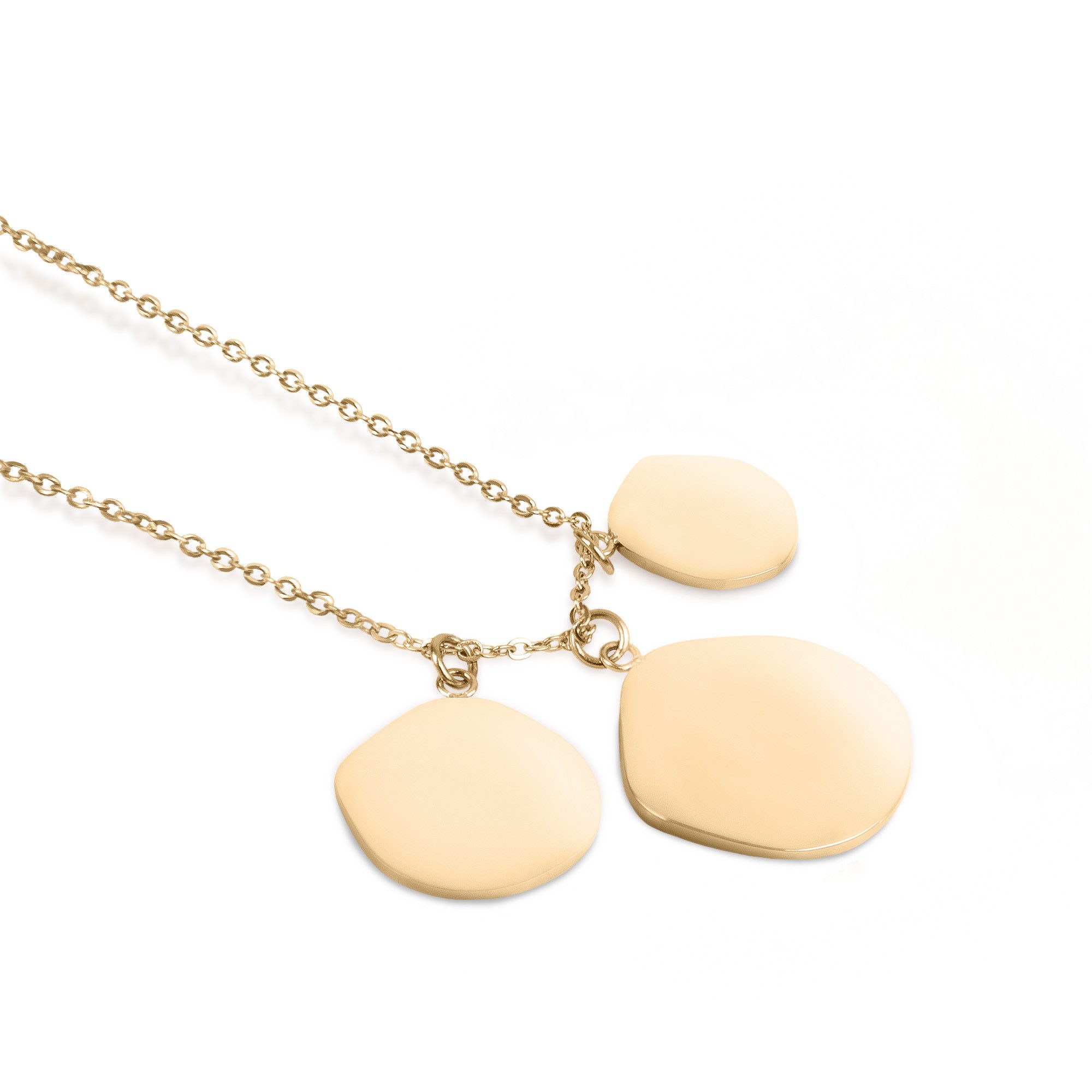 Liebeskind Berlin Kette mit Anhänger Schmuck Geschenk Edelstahl Halskette The Organic Treasure – Bild 3 von 5