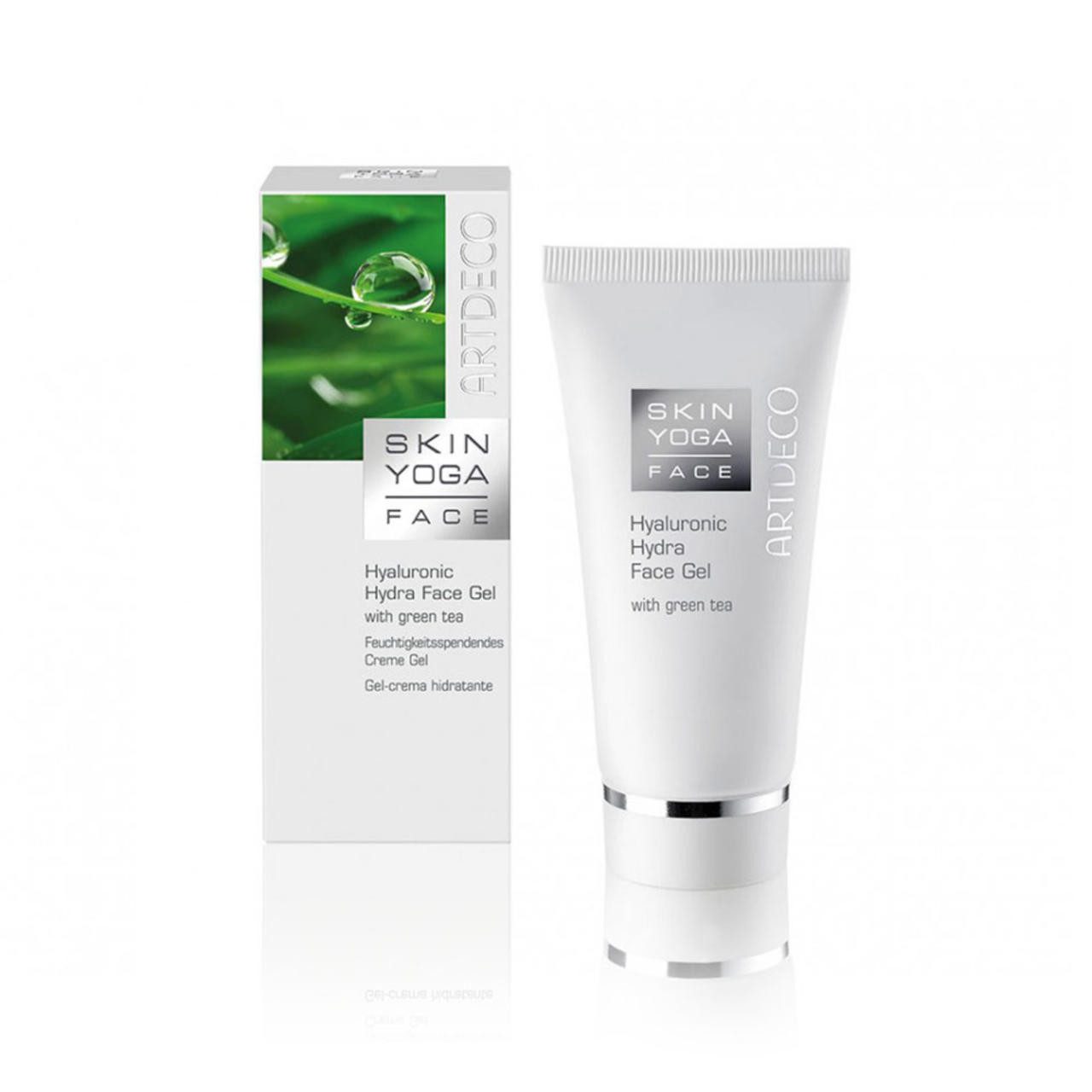 ARTDECO Gesichtsgel Yoga Face Hyaluronic Hydra Face Gel with Green Tea, für Alle Hauttypen