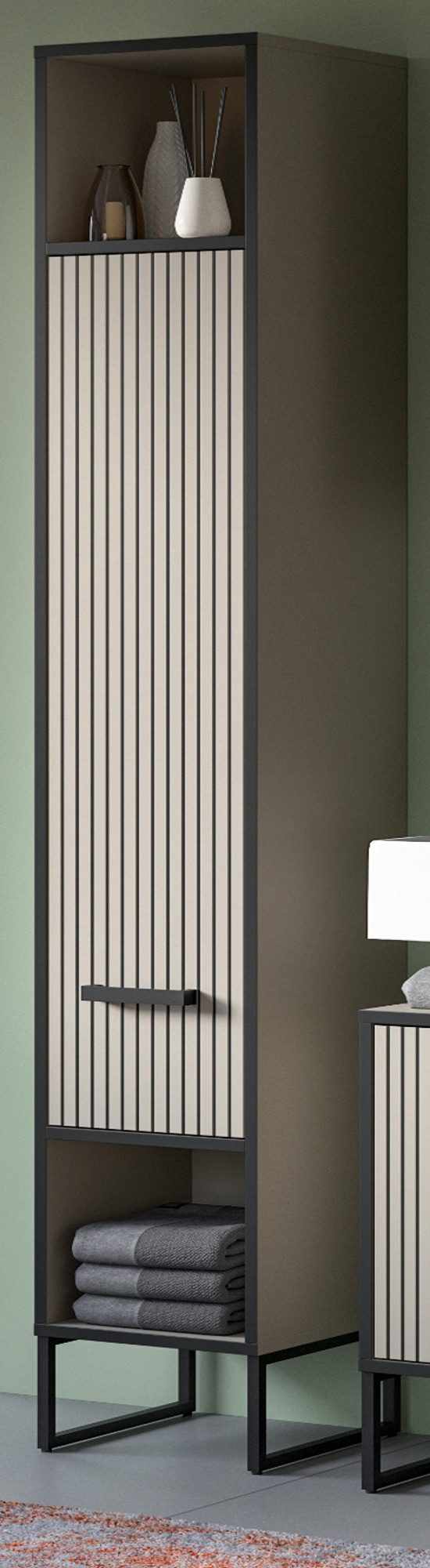 Inn.Furn Hochschrank Scana (Badschrank in Sand günstig online kaufen