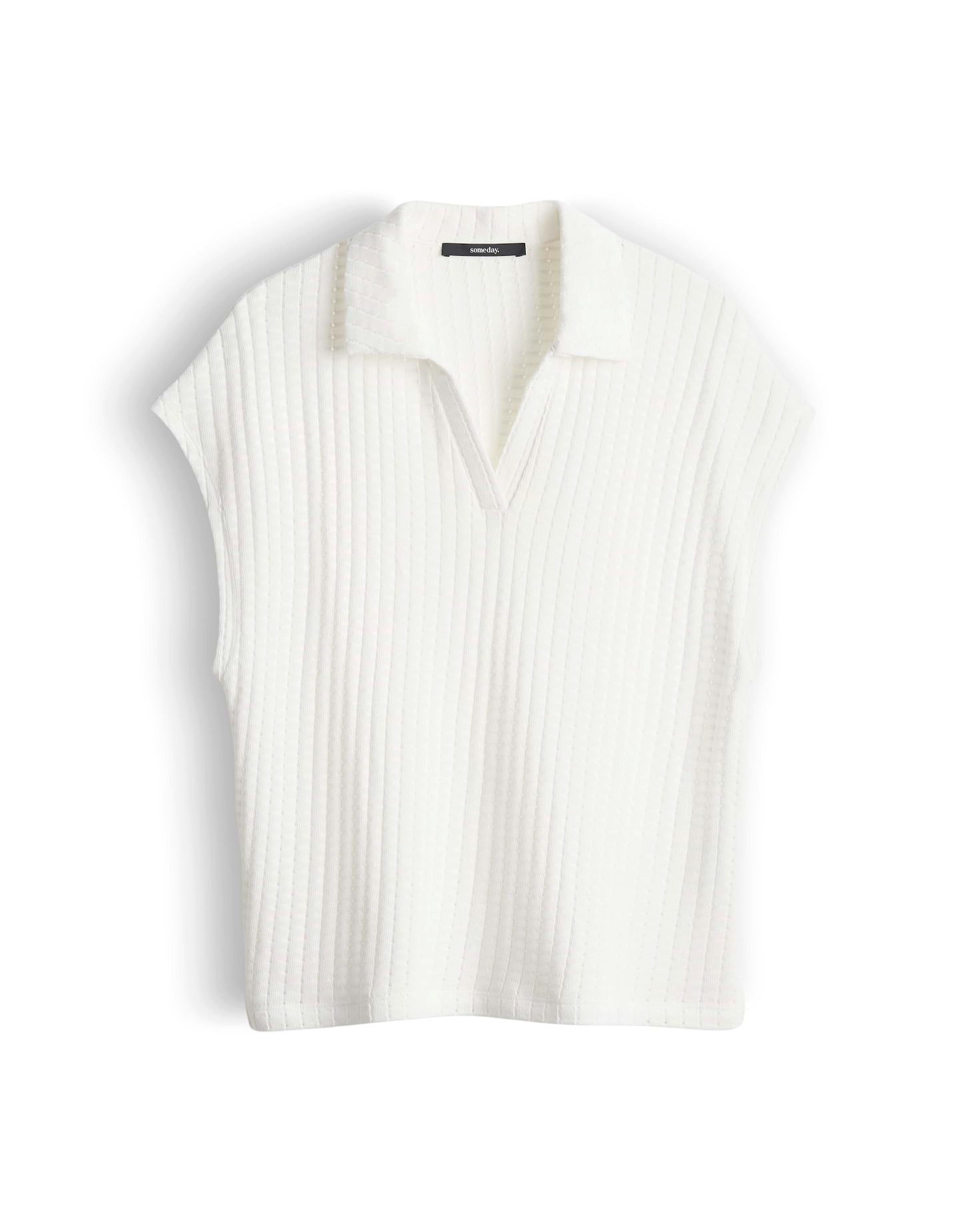 Poloshirt Kimena mit Ajourstruktur
