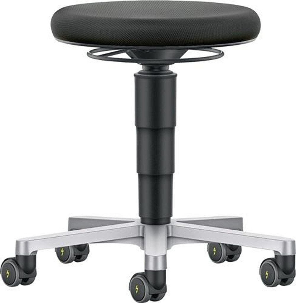 Hocker BIMOS Drehhocker Rl.Stoffpolster schwarz Sitz-H.450-650mm Stoff BIMOS