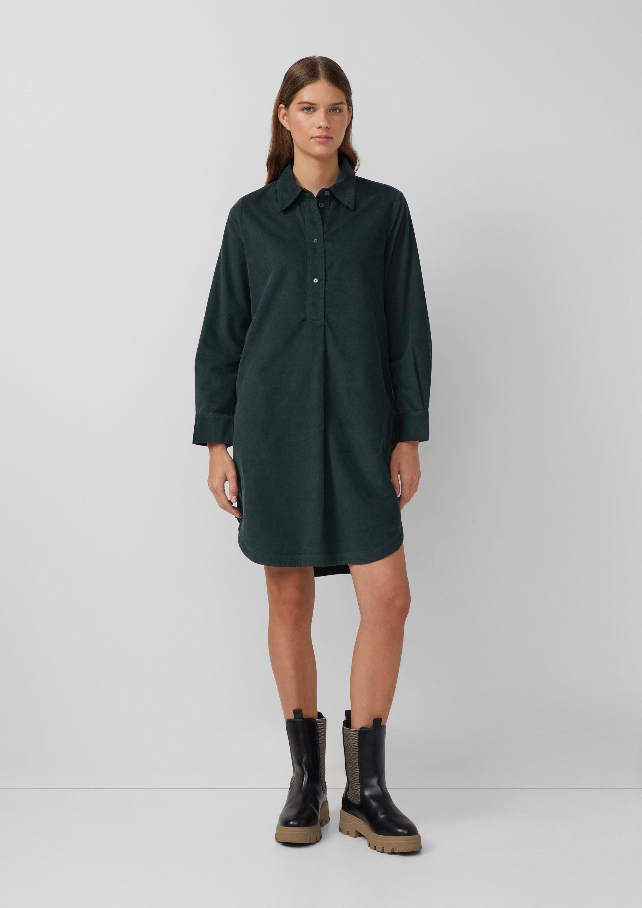 s.Oliver Minikleid Kleid Feincord-Kleid im Relaxed Fit mit Eingrifftaschen günstig online kaufen