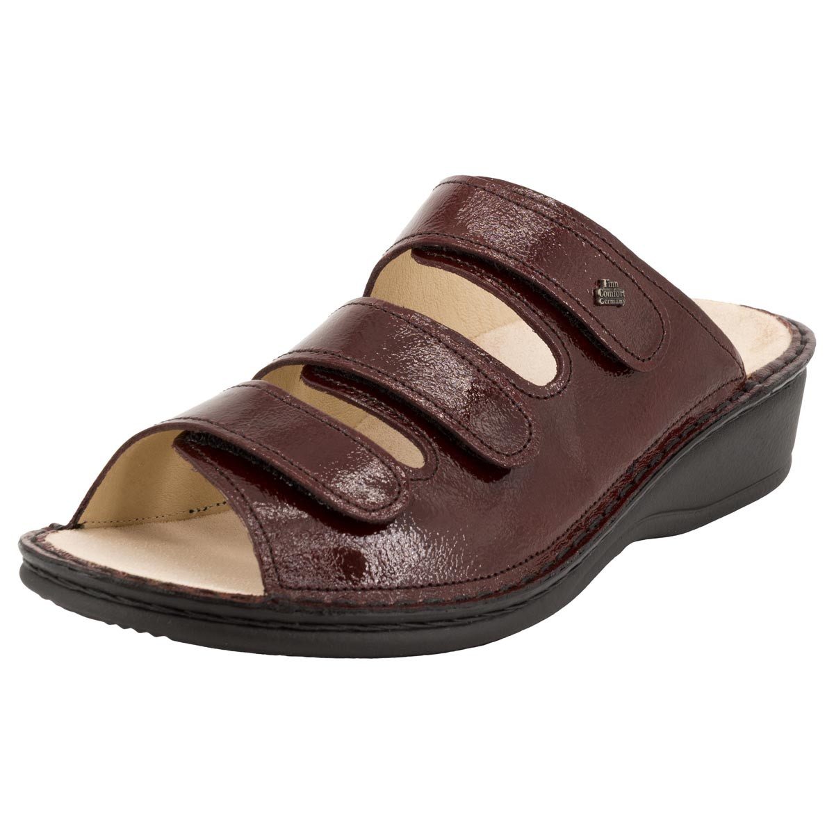 Finn Comfort PISA Pantolette (1-tlg) Pantoletten - Drei Klettverschlüsse für optimalen Halt
