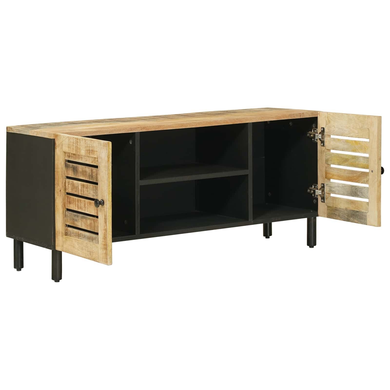 vidaXL Schranksystem Stauraumschränke Natur 105 x 33 x 46 cm Massivholz (1-St)