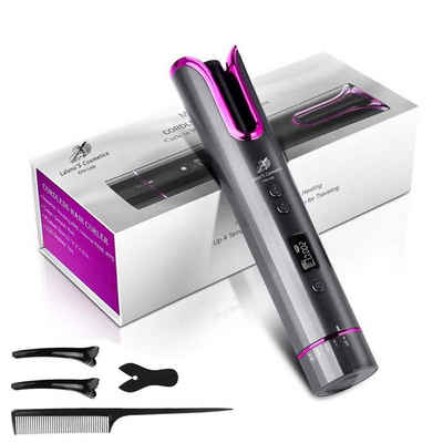 Lalano`S Cosmetics Lockenstab automatischer, kabelloser Smart Hair Curler (Lockendreher), Keramik Beschichtung mit doppelter Hitzeisolierung