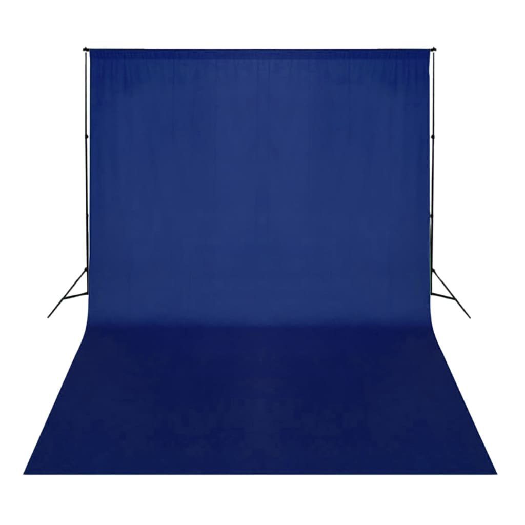 Chroma-Key Blau Fotohintergrund Baumwolle vidaXL 500x300 Hintergrund cm