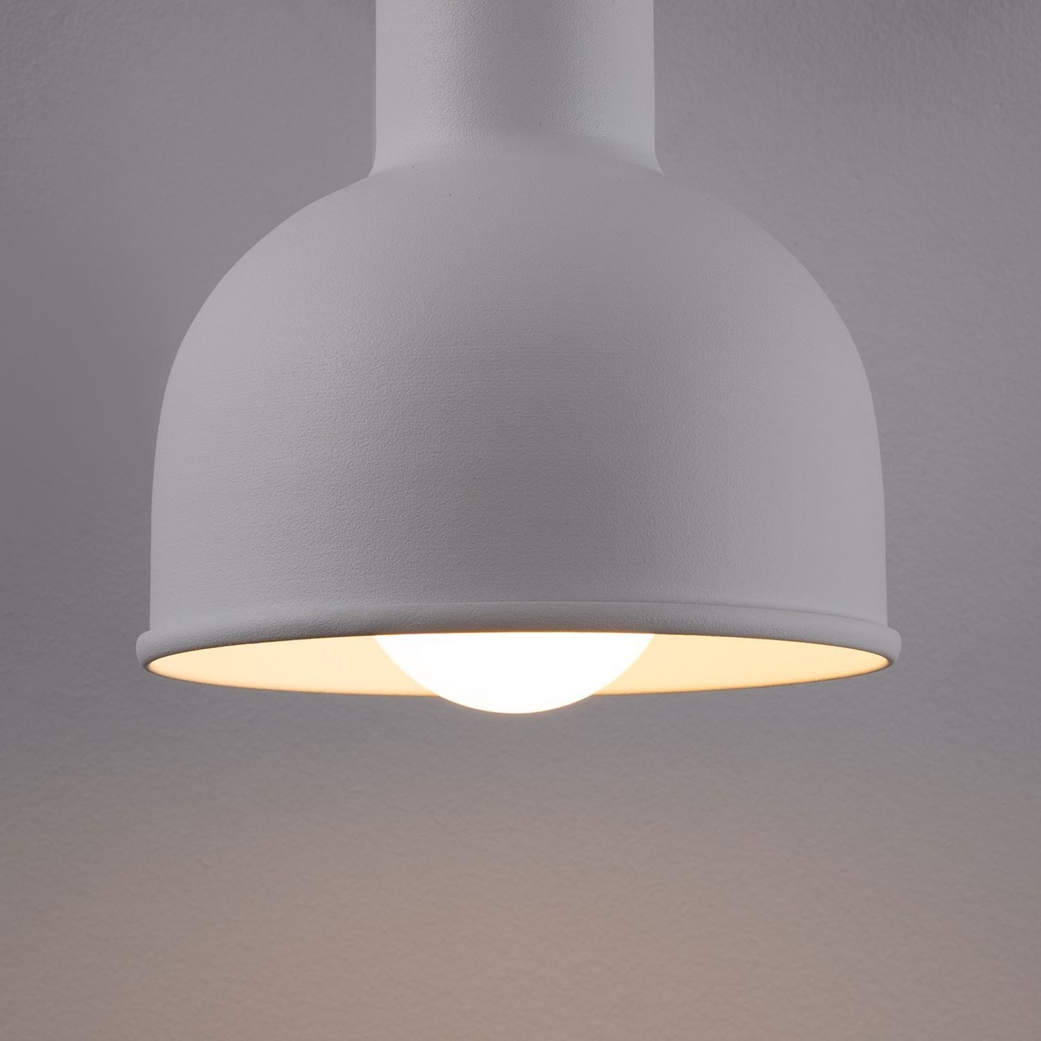 Licht-Erlebnisse Wandstrahler LEONA, ohne Leuchtmittel, Metall E27 verstellbar Weiß Vintage