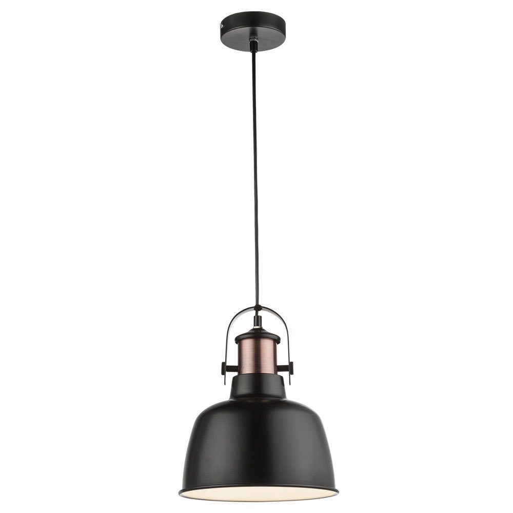 Globo Smarte LED-Leuchte, Leuchtmittel inklusive, Hängelampe Hängeleuchte Pendellampe schwarz Tageslichtweiß, Rot, Warmweiß, Grün, Blau, Kaltweiß, Industrial Neutralweiß, Vintage Farbwechsel