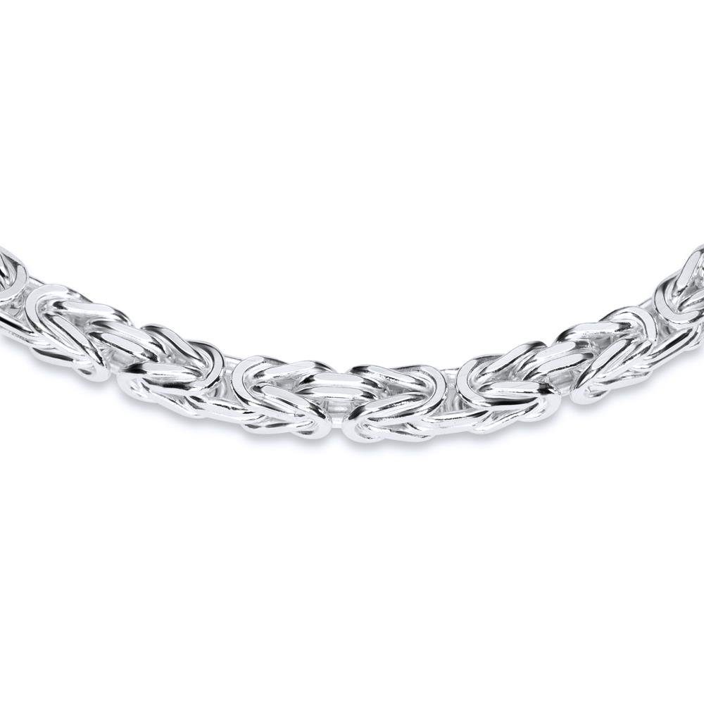 JEWLIX wählbar 925 4,5mm Silberkette: Königskette KK0045 breit Länge Königskette -