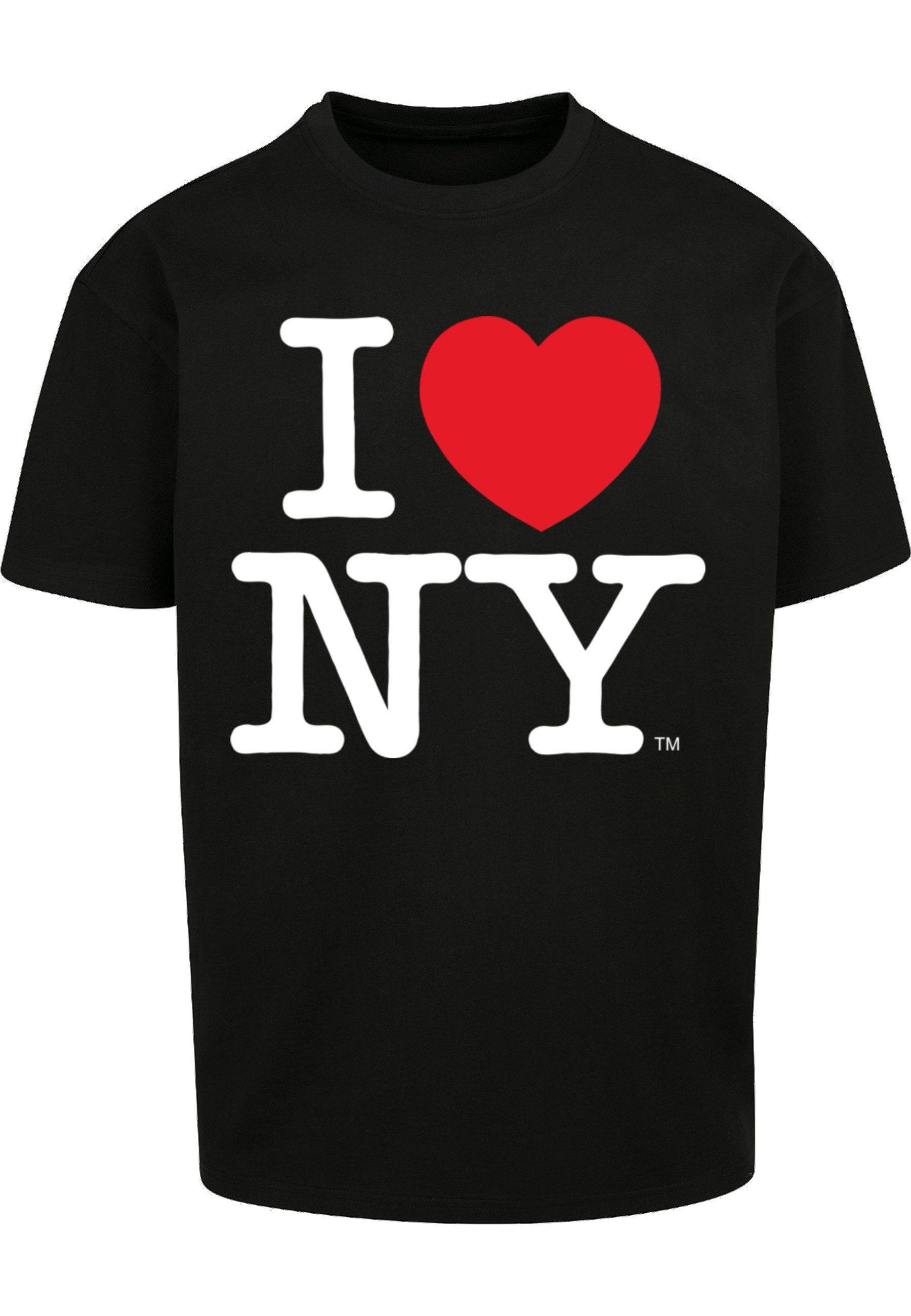 Merchcode T-Shirt Merchcode Herren I Love NY Oversize Tee (1-tlg)