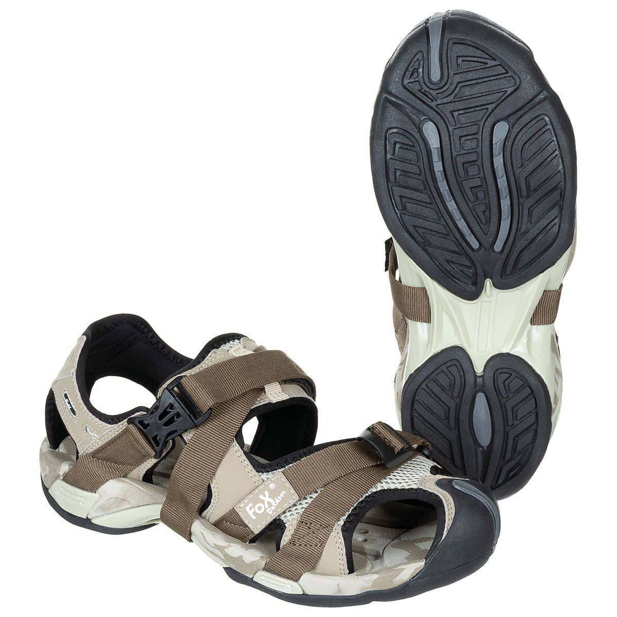 FoxOutdoor Fox Outdoor Trekking-Sandalen, Klickverschluss, desert günstig online kaufen