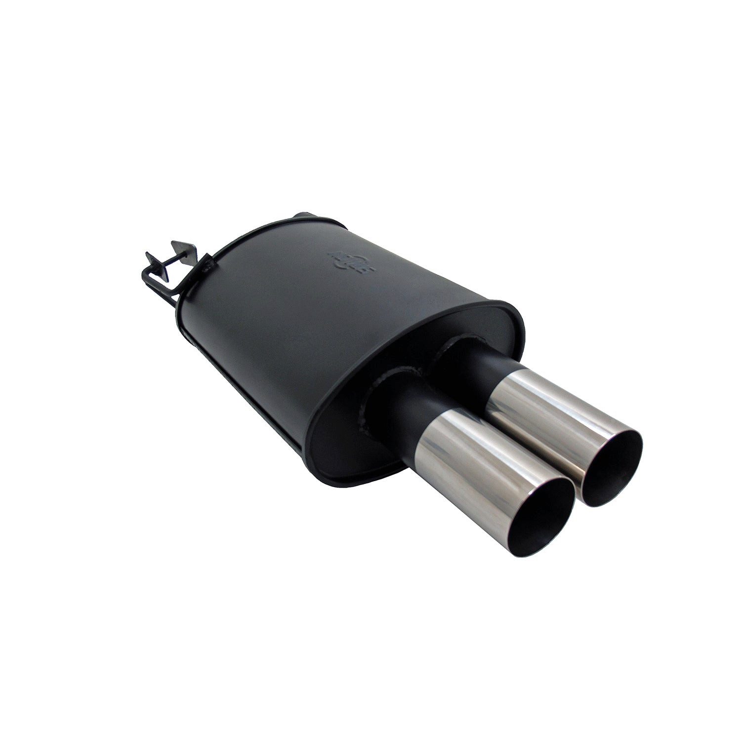 OMAC Auspuff-Flexrohr Novus Sportauspuff für BMW E39 2x76mm Endschalldämpfer mit ABE, (1-tlg), Leicht austauschbar - Doppelter Ausgang