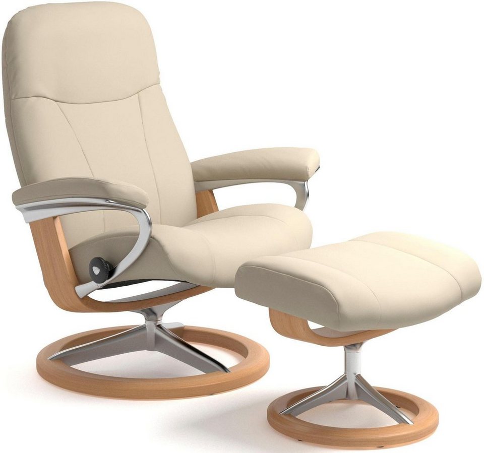 Stressless® Relaxsessel Garda, mit Signature Base, Größe L, Gestell  Eichefarben