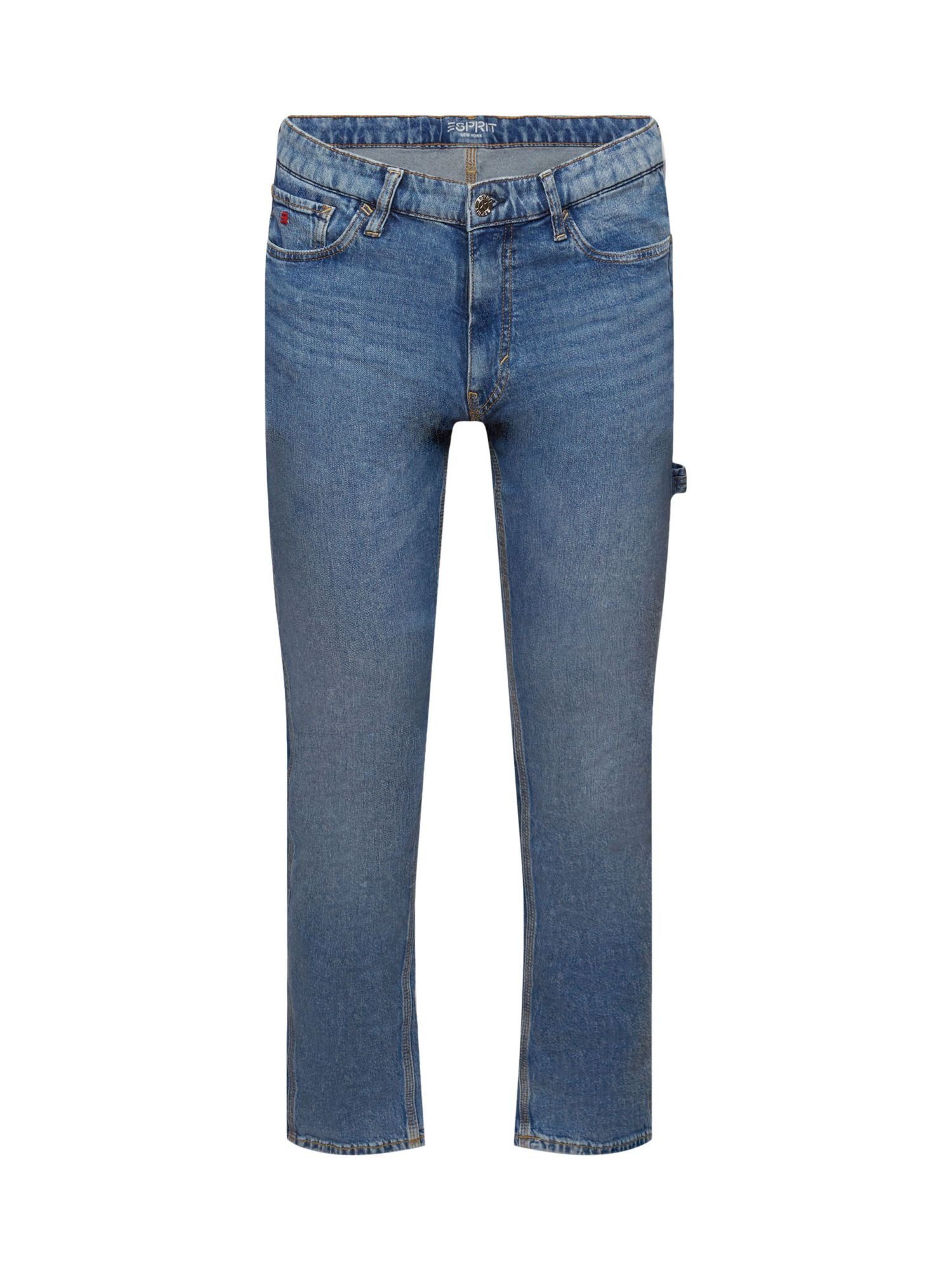 edc by Esprit Stretch-Jeans Recycelt: Carpenter-Jeans mit geradem Bein