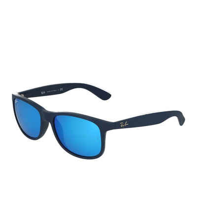 Ray-Ban Sonnenbrille Ray-Ban Andy RB4202 615355 55 Matte Blue On Blue Blue Flash