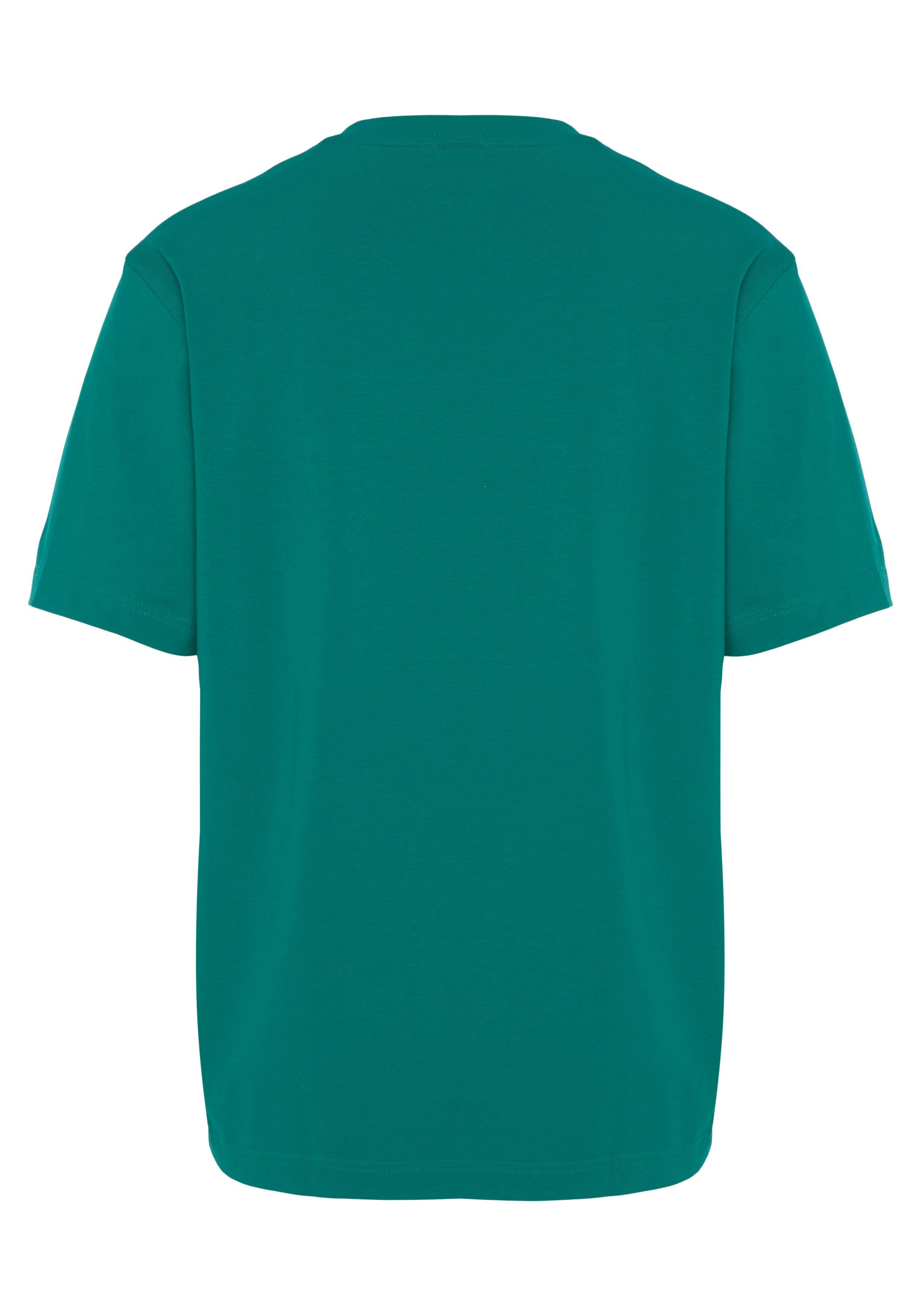 Rundhalsausschnitt BOSS Dark T-Shirt mit Green303 TChup ORANGE