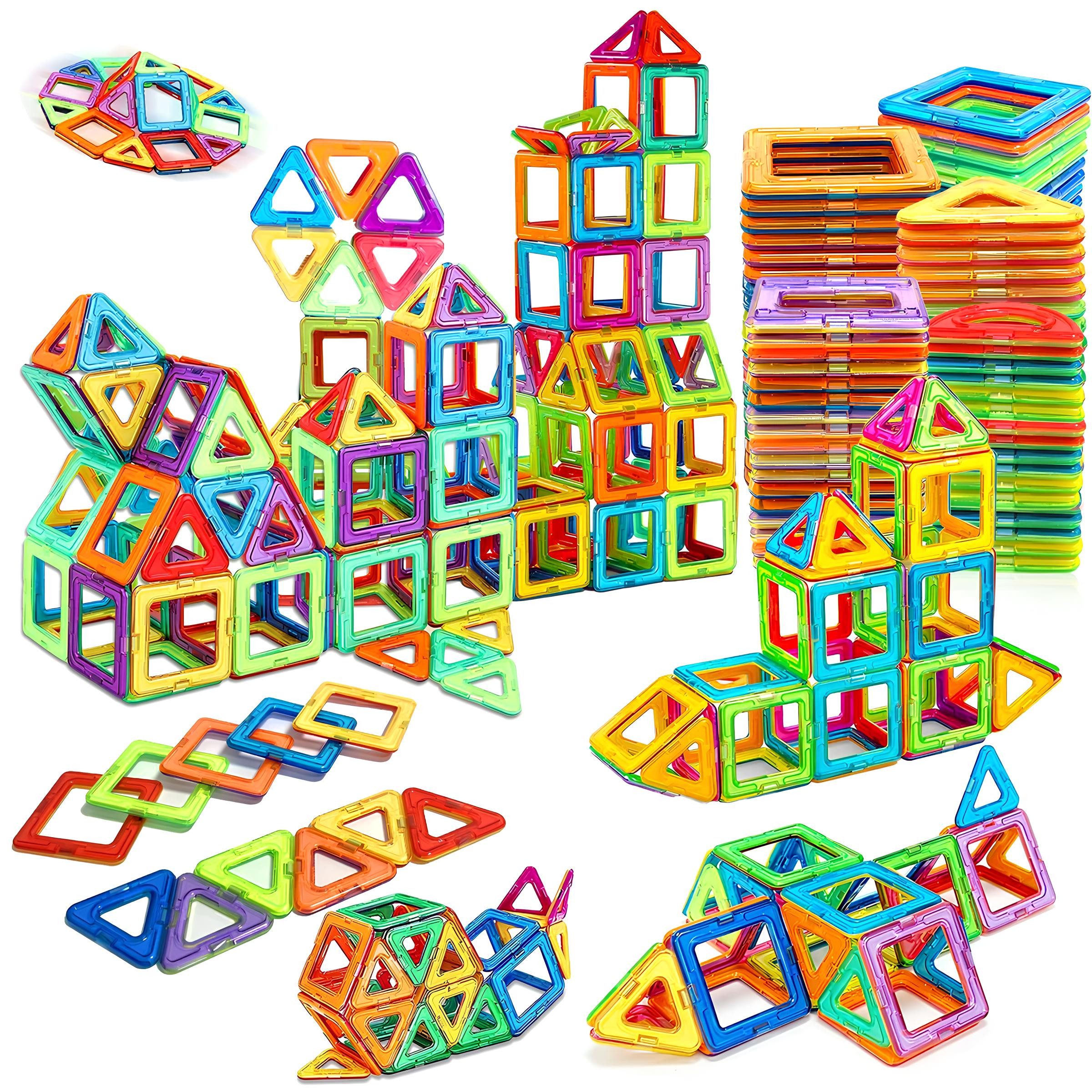 Athlix 84 Magnetbausteine Kinder magnetische 3D-Blöcke Spielsteine Magnetsp günstig online kaufen