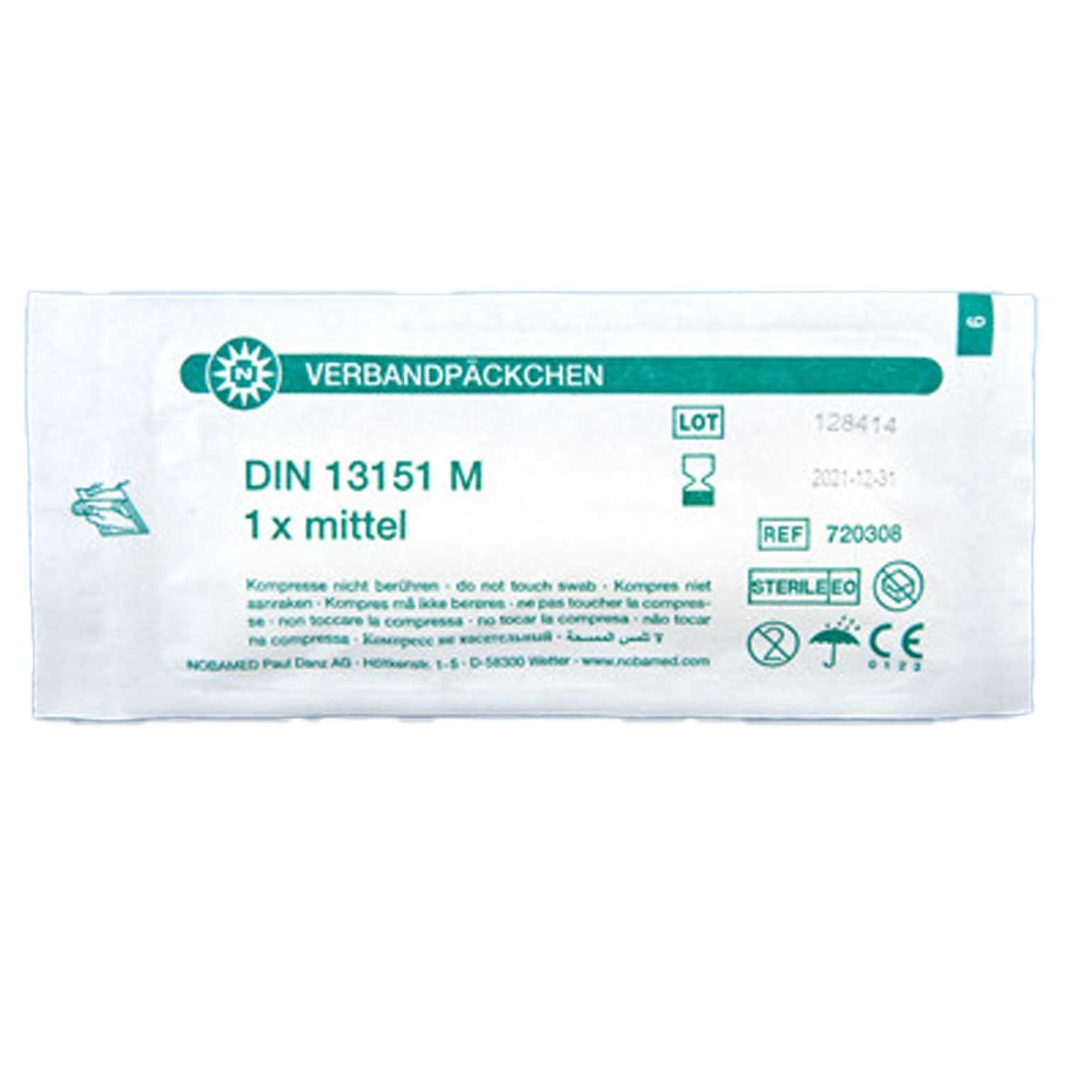 Erste-Hilfe-Set Verbandpäckchen - Mittel