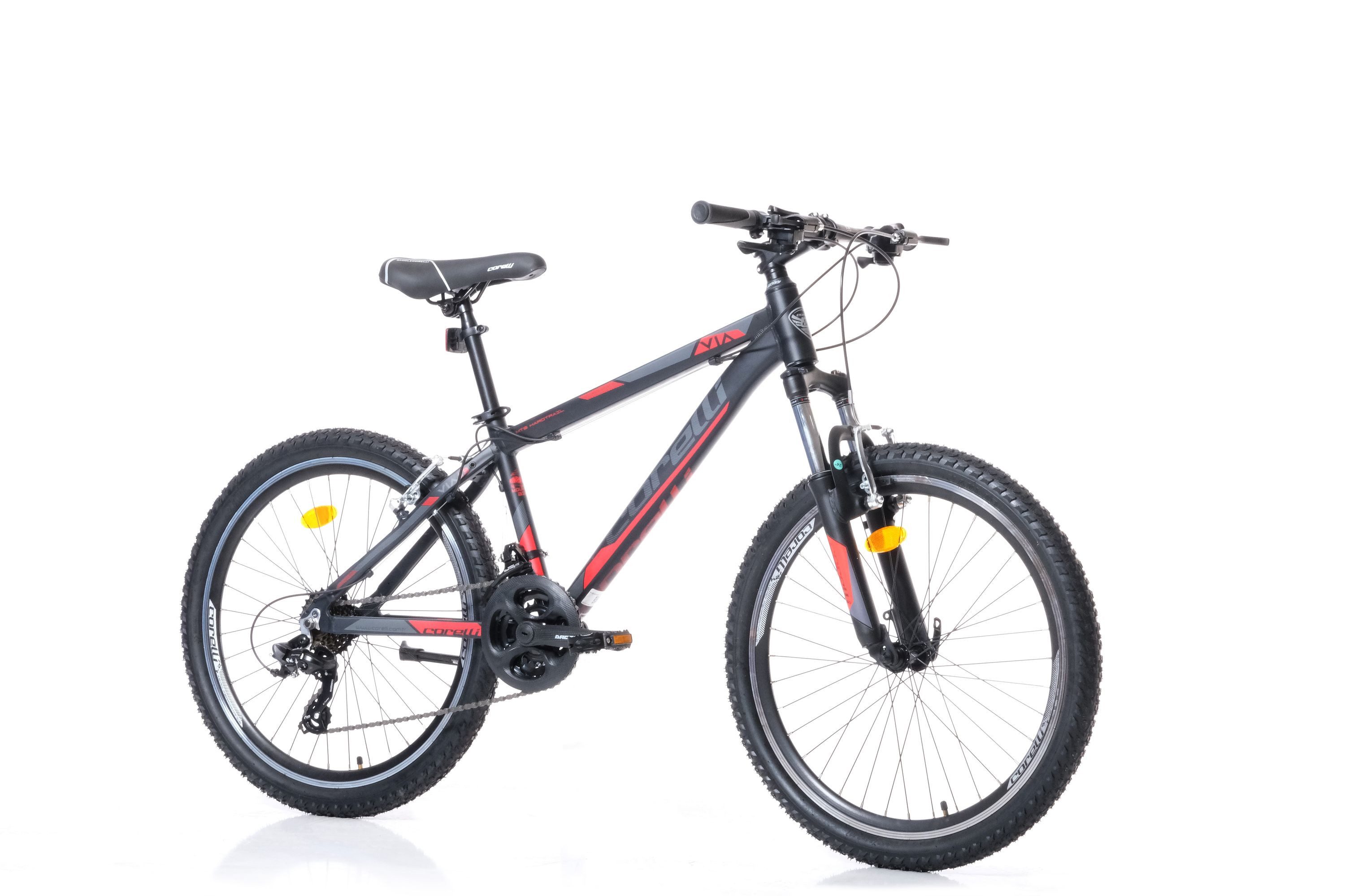 Toys Store Jugendfahrrad 24 Zoll Mountainbike Fahrrad Alu Rad 24" MTB Federung 21Gang Hardtail, 21 Gang, Shimano
