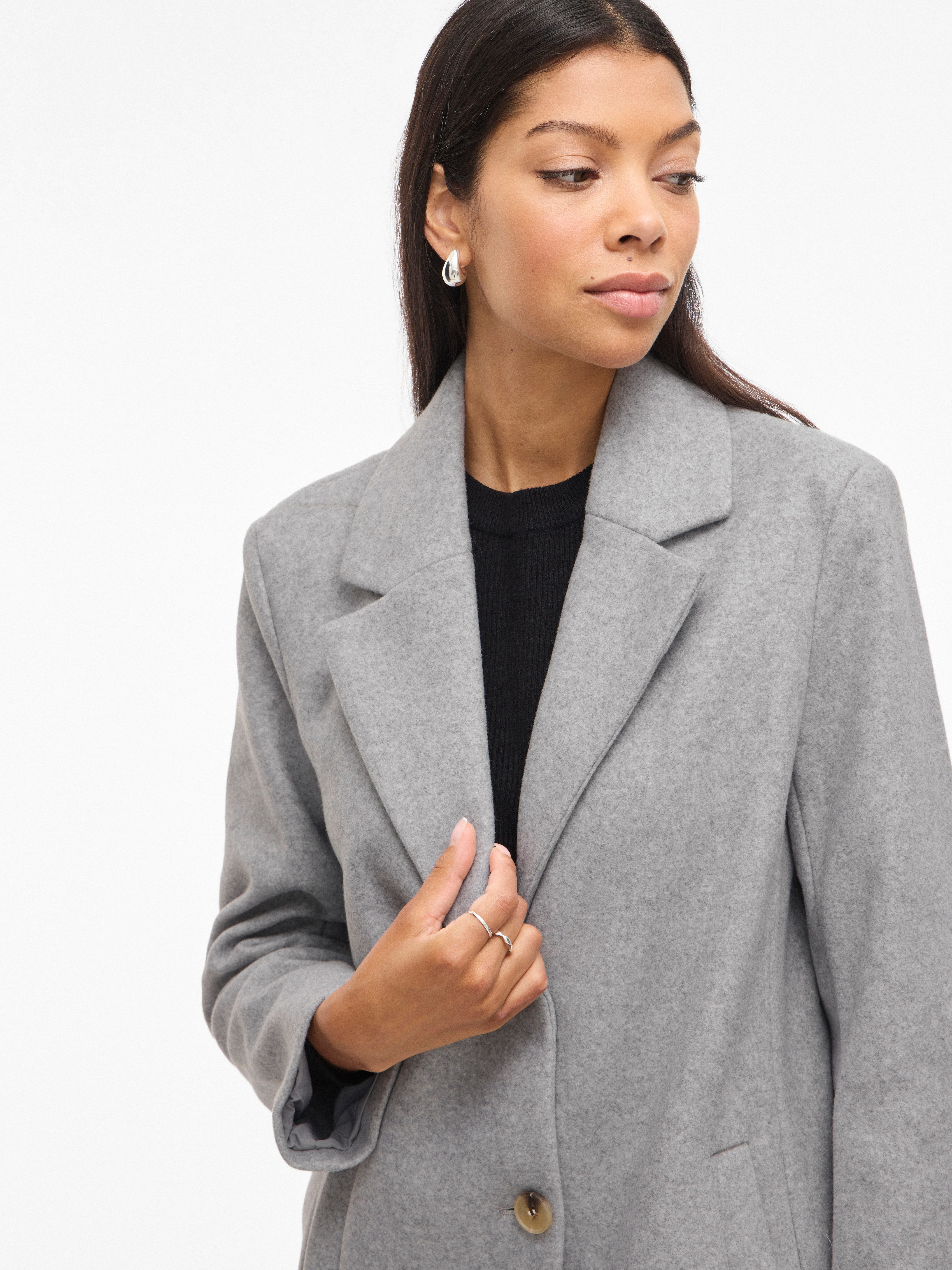 Vila Kurzmantel VICLAUDIA BUTTON COAT - günstig online kaufen