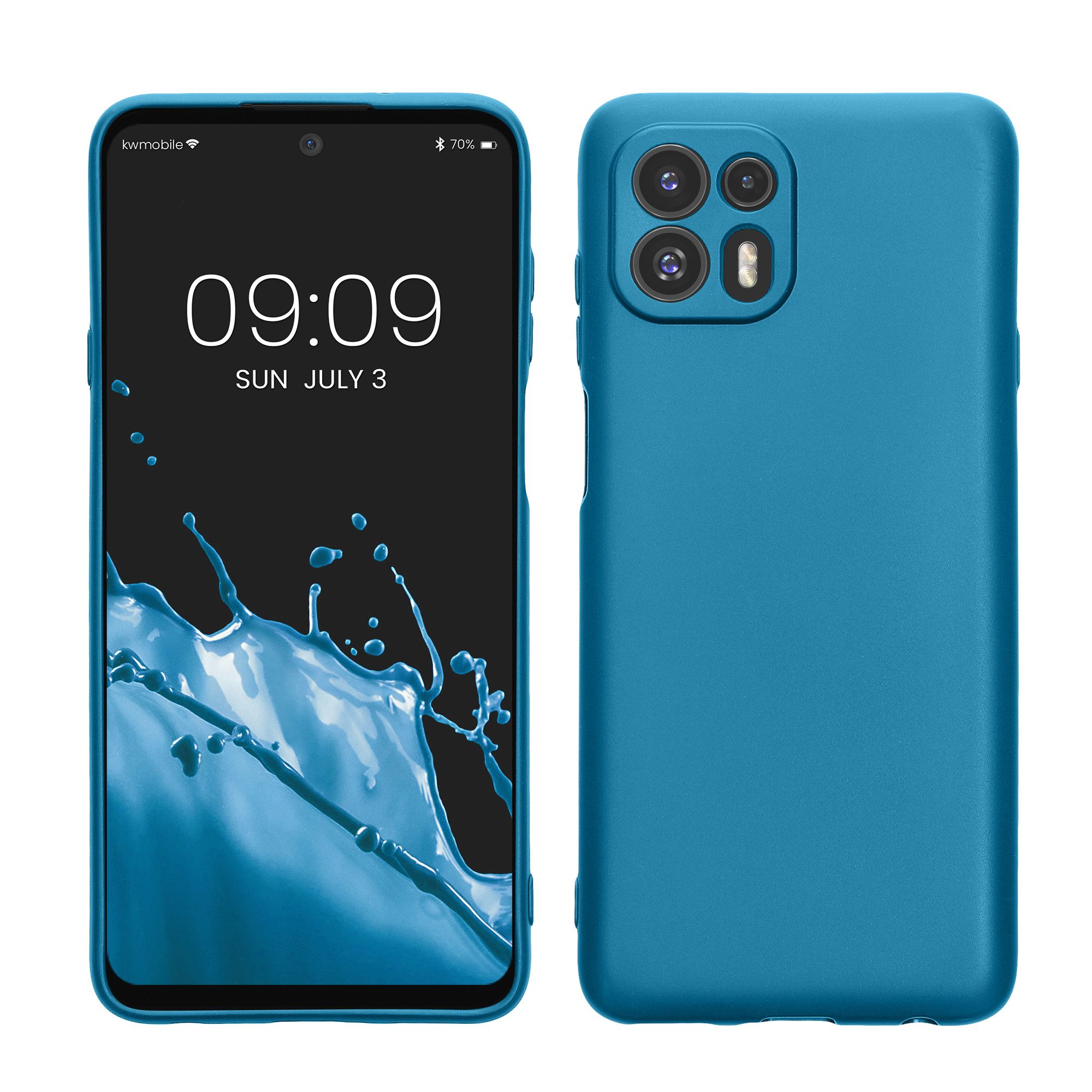 kwmobile Handyhülle Hülle für Motorola Edge 20 Lite, Hülle Silikon - Soft Handyhülle - Handy Case Cover