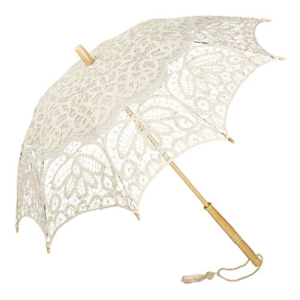 von Lilienfeld Stockregenschirm Hochzeitsschirm Brautschirm Vivienne günstig online kaufen