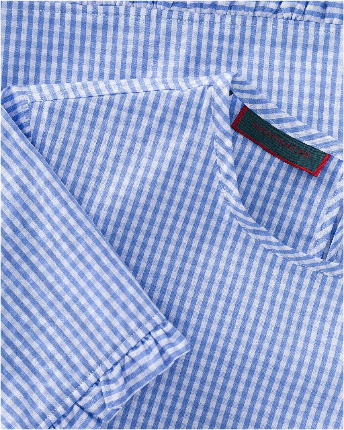 Reitmayer Kurzarmbluse Halbarm-Vichykarobluse