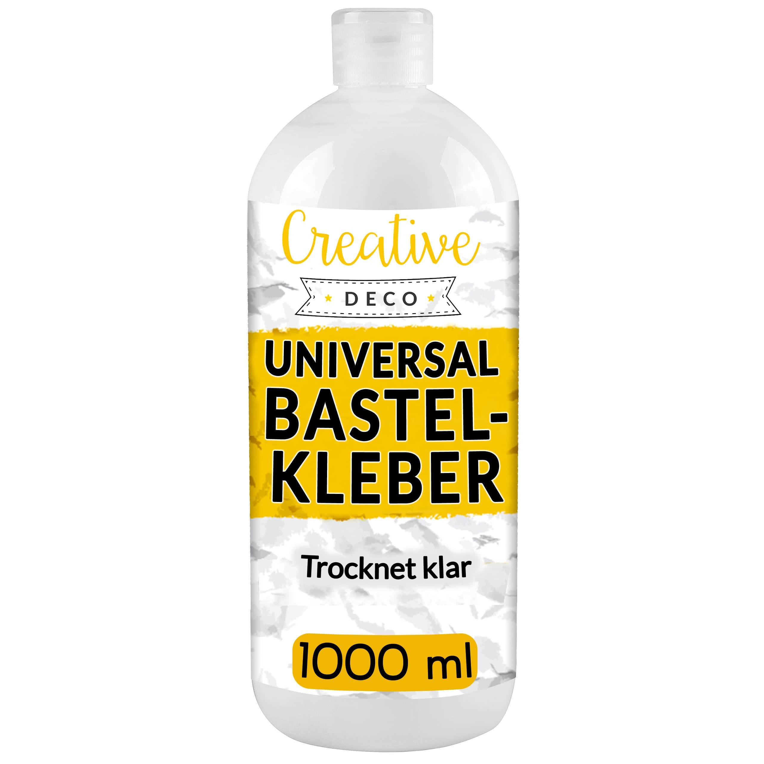 Creative Deco Bastelkleber Universal PVA Kinder Bastelkleber, Basteln Kleber für Papier Holz