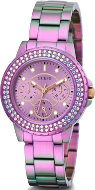 Guess Multifunktionsuhr GW0410L4, Armbanduhr, Quarzuhr, Damenuhr