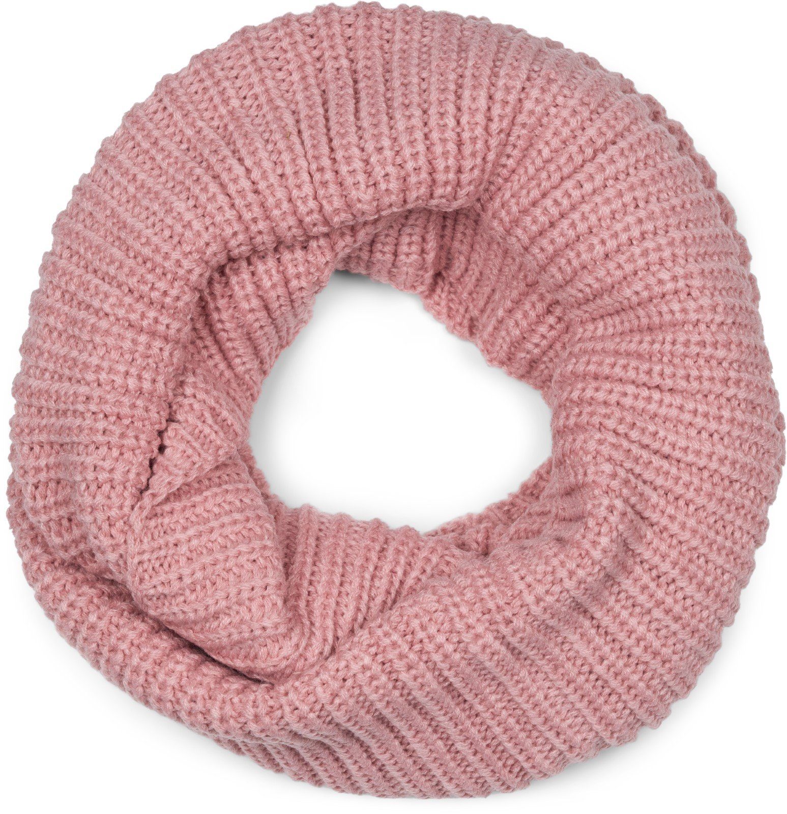 styleBREAKER Strickschal Unifarbener Feinstrick Loop, (1-St)