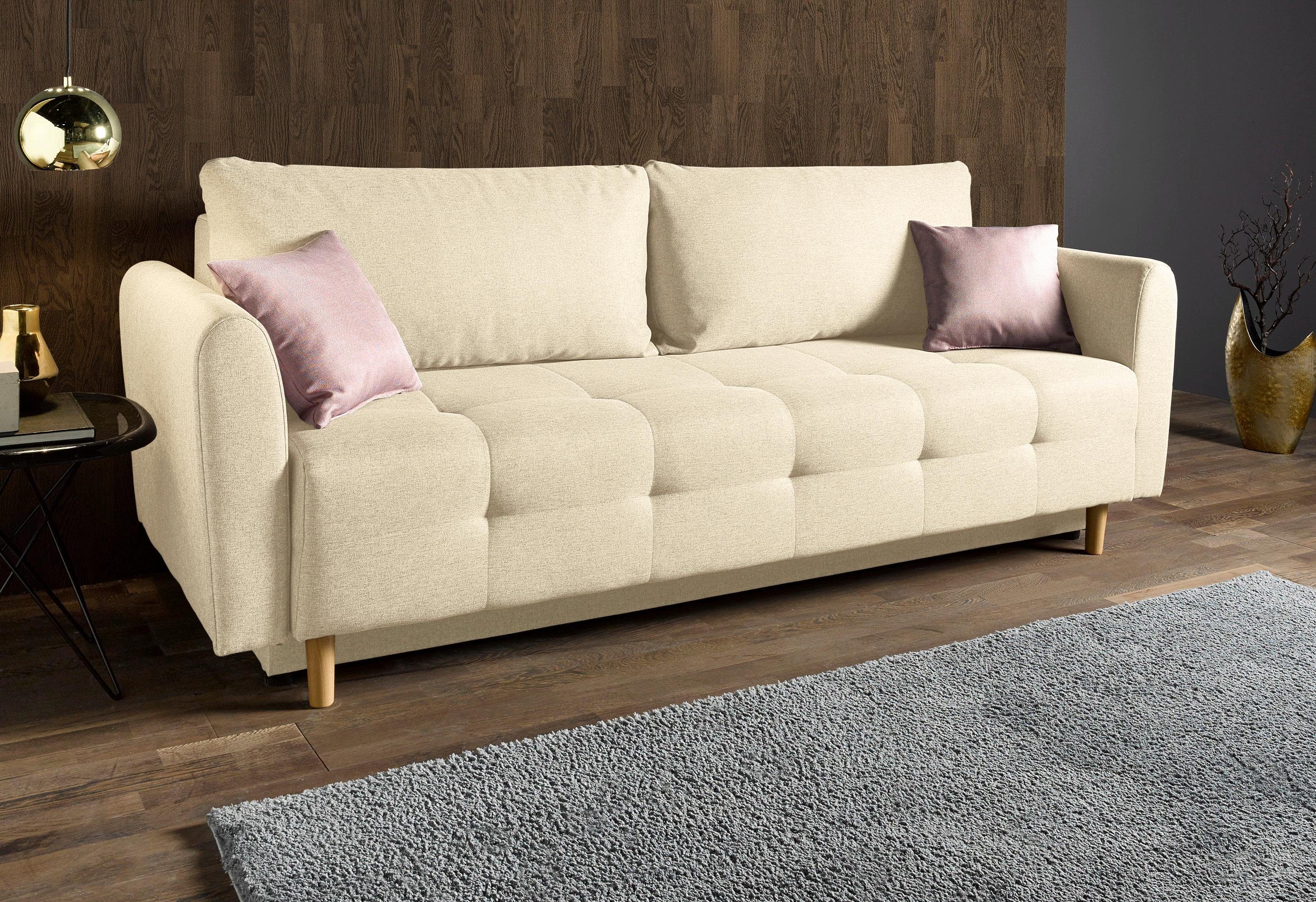 INOSIGN Schlafsofa Nordic, inklusive Bettkasten und günstig online kaufen