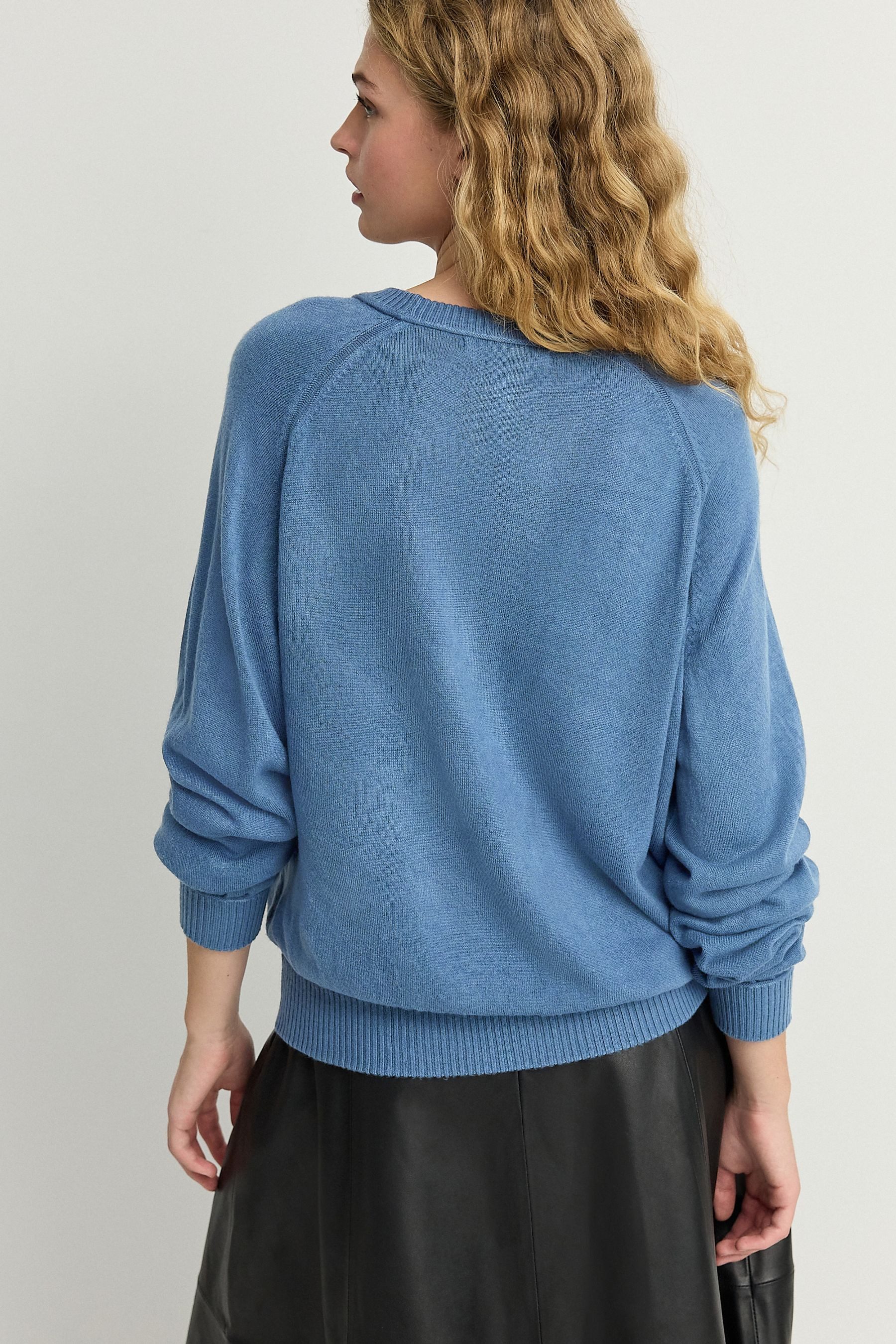 Next Rundhalspullover Weiches Strick-Sweatshirt mit Rundhalsausschnitt günstig online kaufen