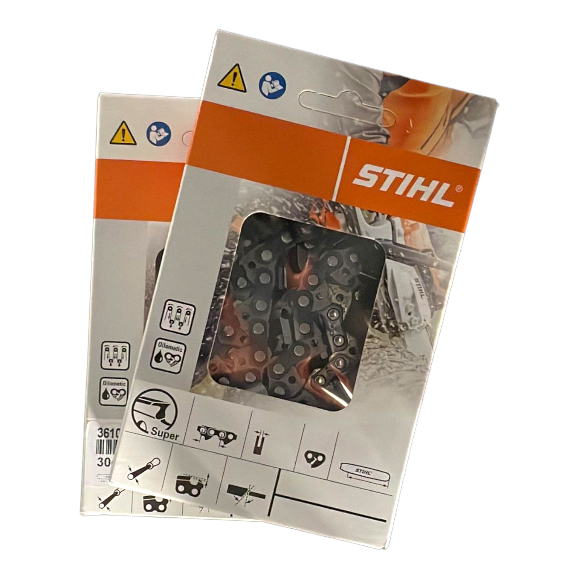 STIHL Ersatzkette 2 Stück Stihl Sägeketten Picco Micro 3 (PM3) 3/8P 1.3 mm 55, 3/8P