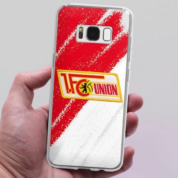 DeinDesign Handyhülle Offizielles Lizenzprodukt 1. FC Union Berlin Logo, Samsung Galaxy S8 Silikon Hülle Bumper Case Handy Schutzhülle