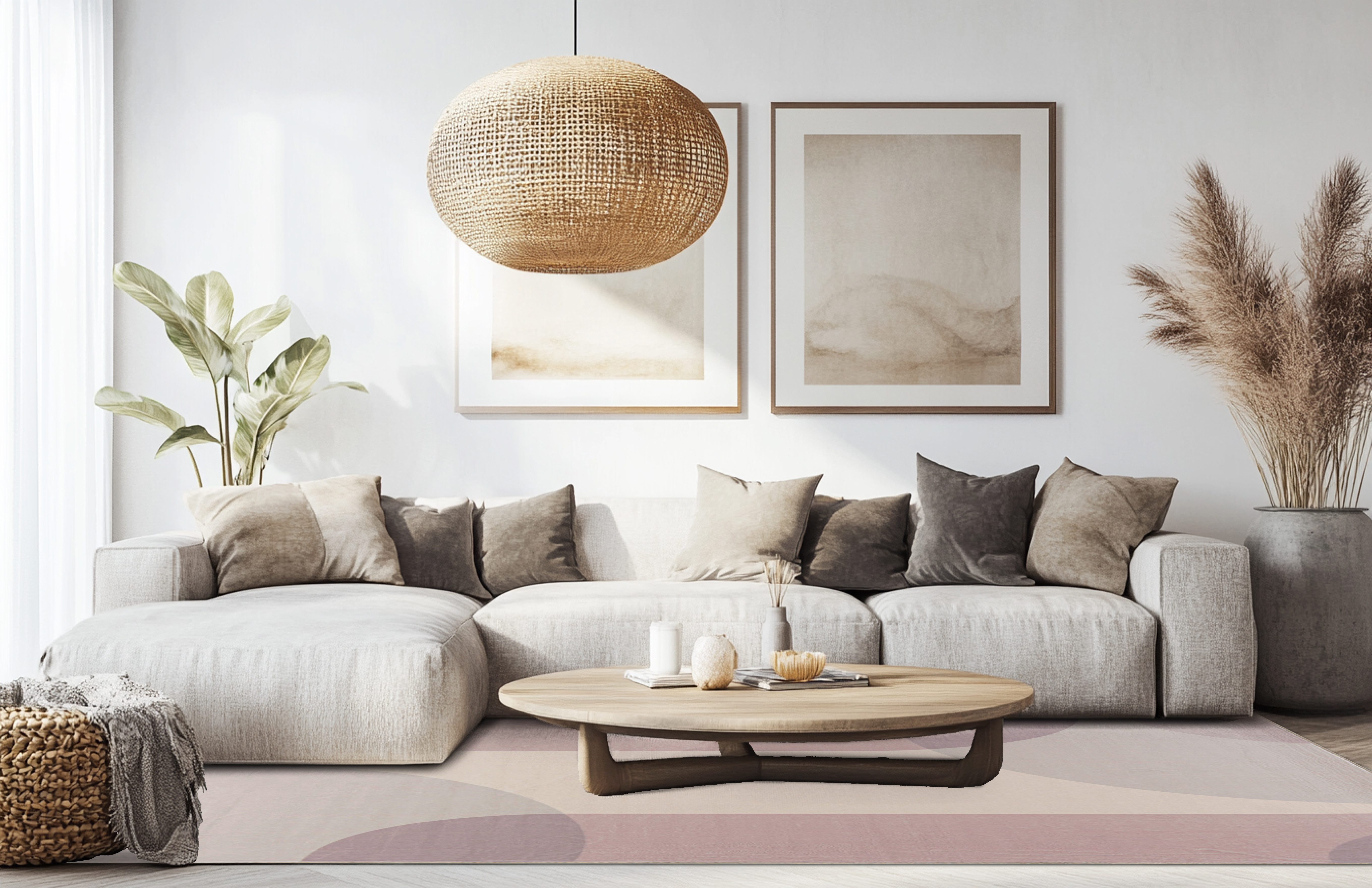 Mazovia Designteppich Geometrisch Wohnzimmer, 80 x 150 cm, Fußbodenheizung günstig online kaufen