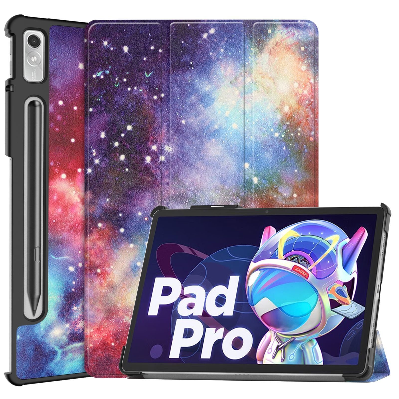 Lobwerk Tablet-Hülle Schutzhülle für Lenovo Tab P11 Pro 2. Gen, 2022 TB-132FU TB-138FC 11.2, Wake & Sleep Funktion, Sturzdämpfung, Aufstellfunktion