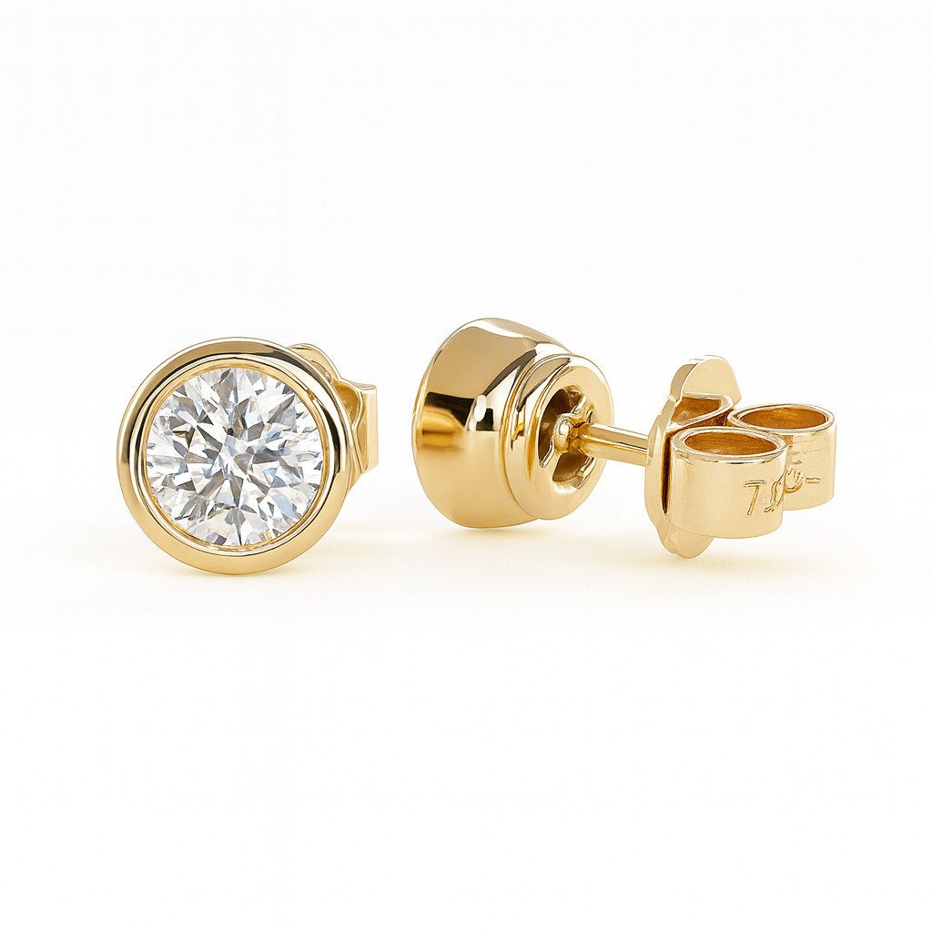 Webgoldschmied Paar Ohrstecker Ohrstecker 750 Gelbgold günstig online kaufen