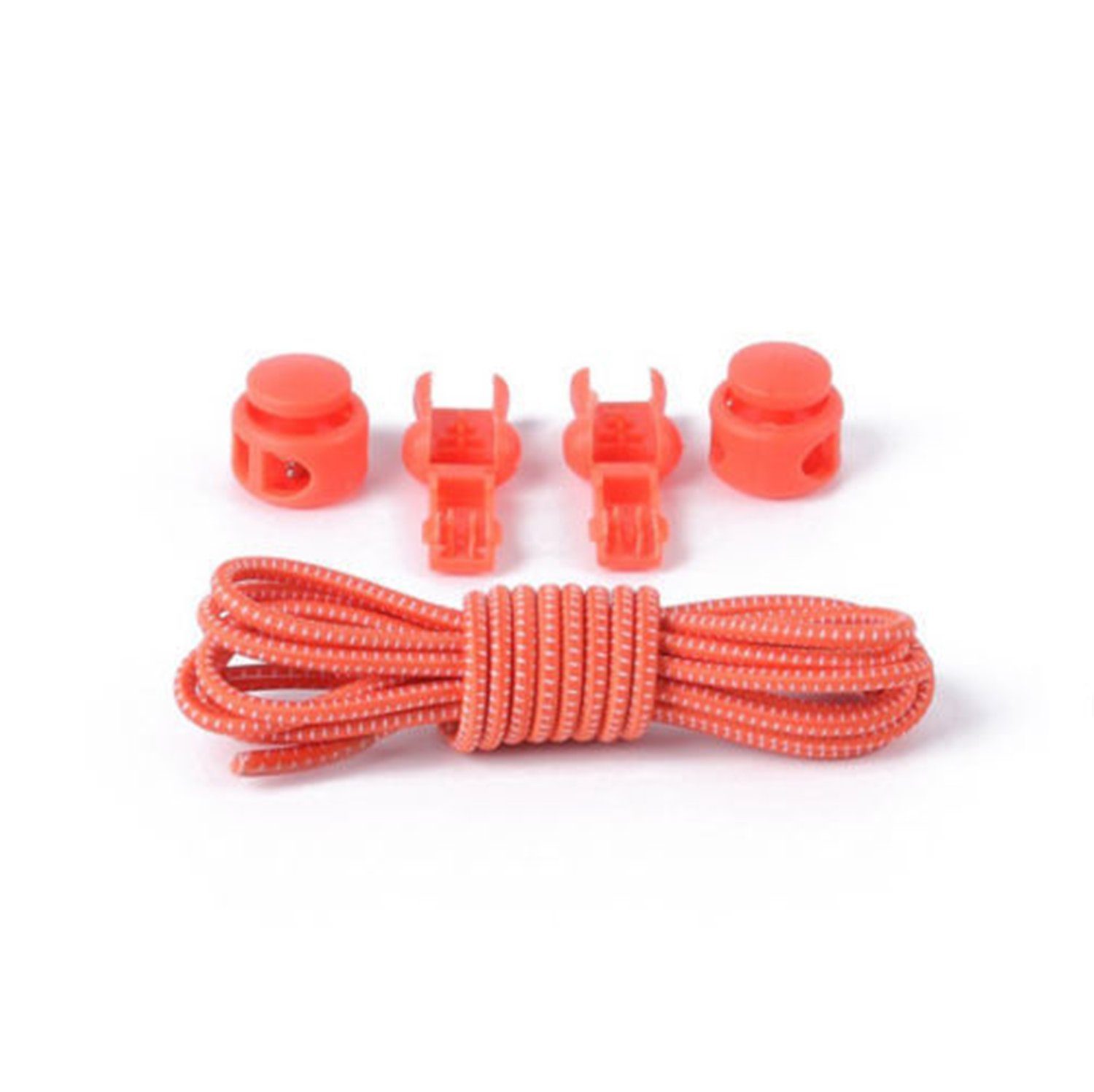 Olotos Schnürsenkel ohne Binden elastische Schuhbänder mit Schnellverschluss Sport Schuhe, Slip-on Schnellschnürsystem für Kinder Erwachsene