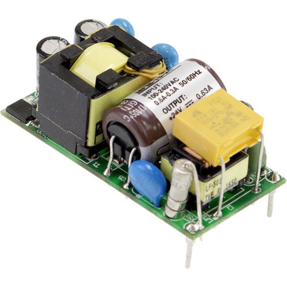 Mean Well MFM-15-12 Schaltnetzteil 12 V/DC 1.25 A 15 W AC/DC-Einbaunetzteil