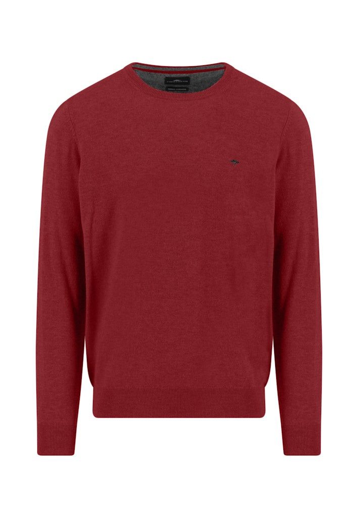 FYNCH-HATTON Wollpullover Fynch-Hatton / He.Pullover / O-Neck, Merino Cashmere